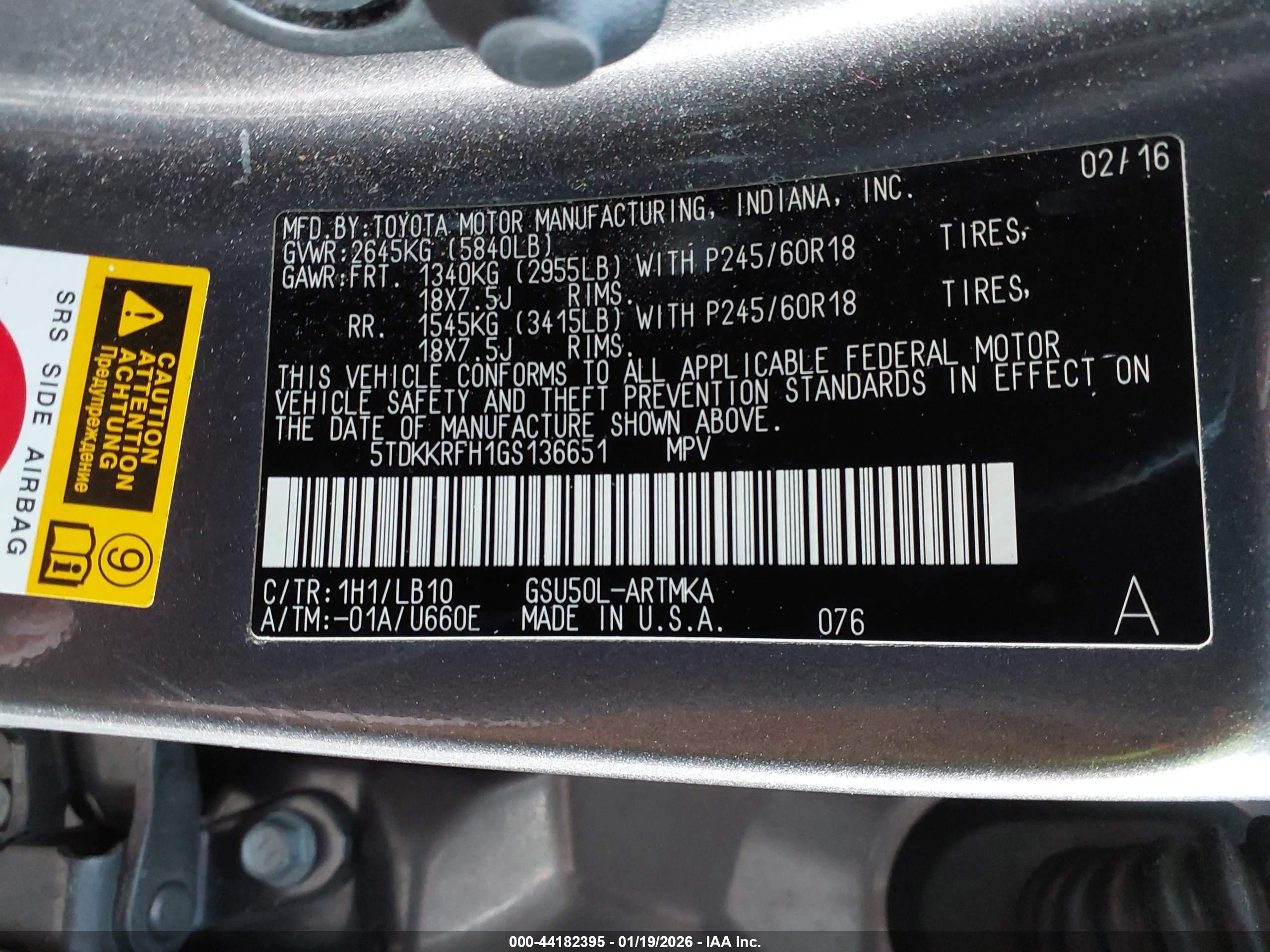 TOYOTA HIGHLANDER image 9