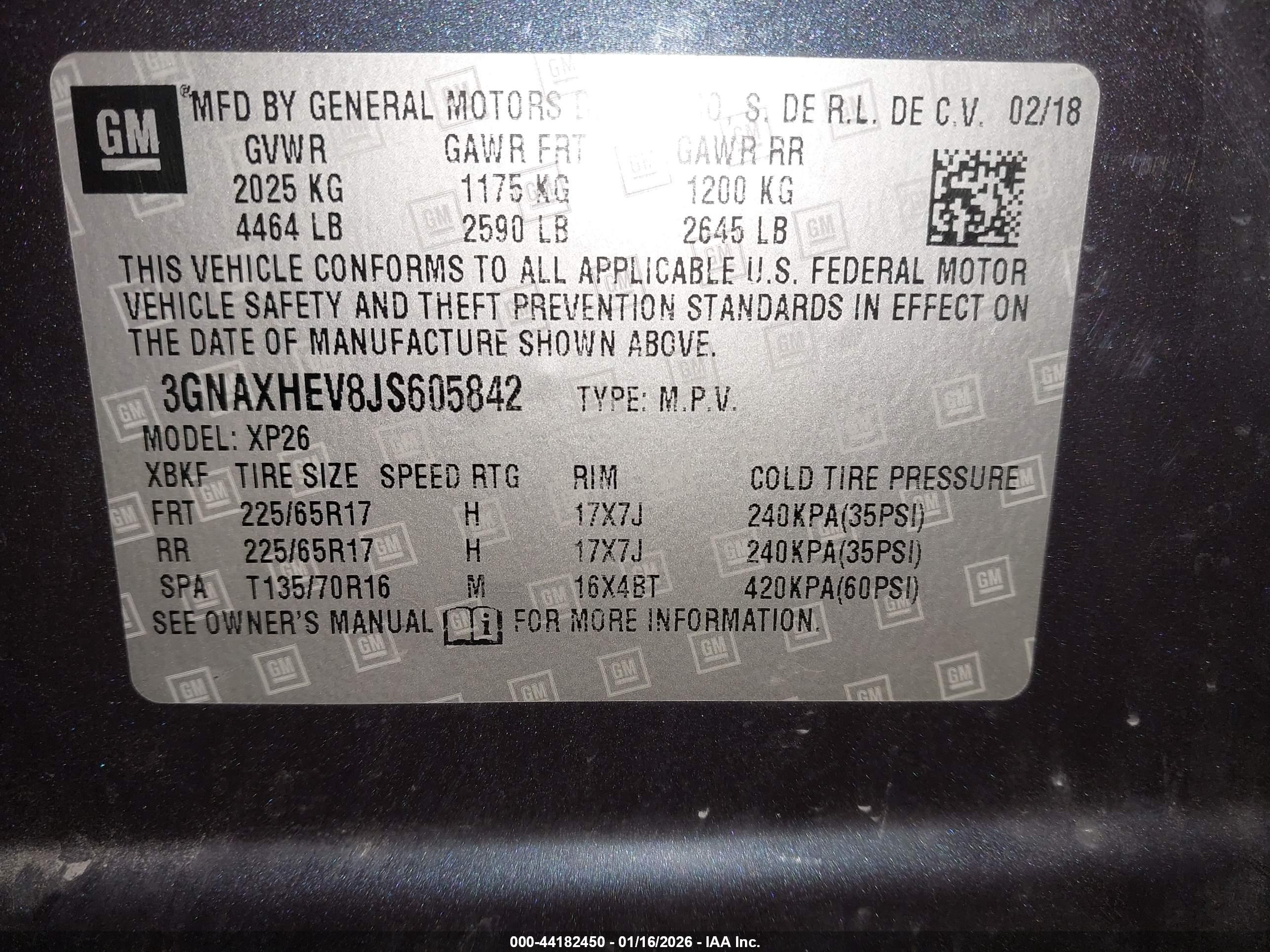 CHEVROLET EQUINOX image 9