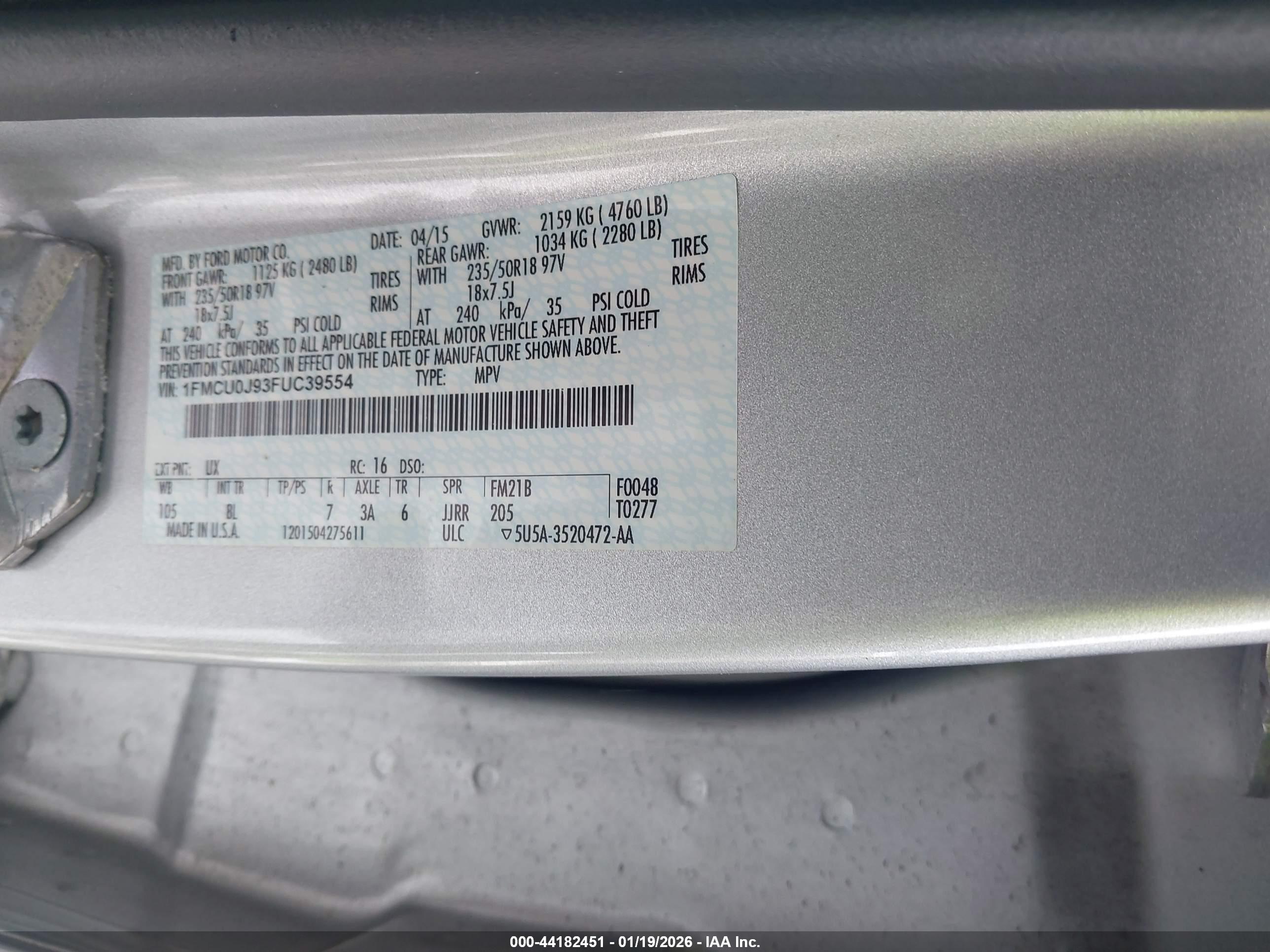 FORD ESCAPE image 9
