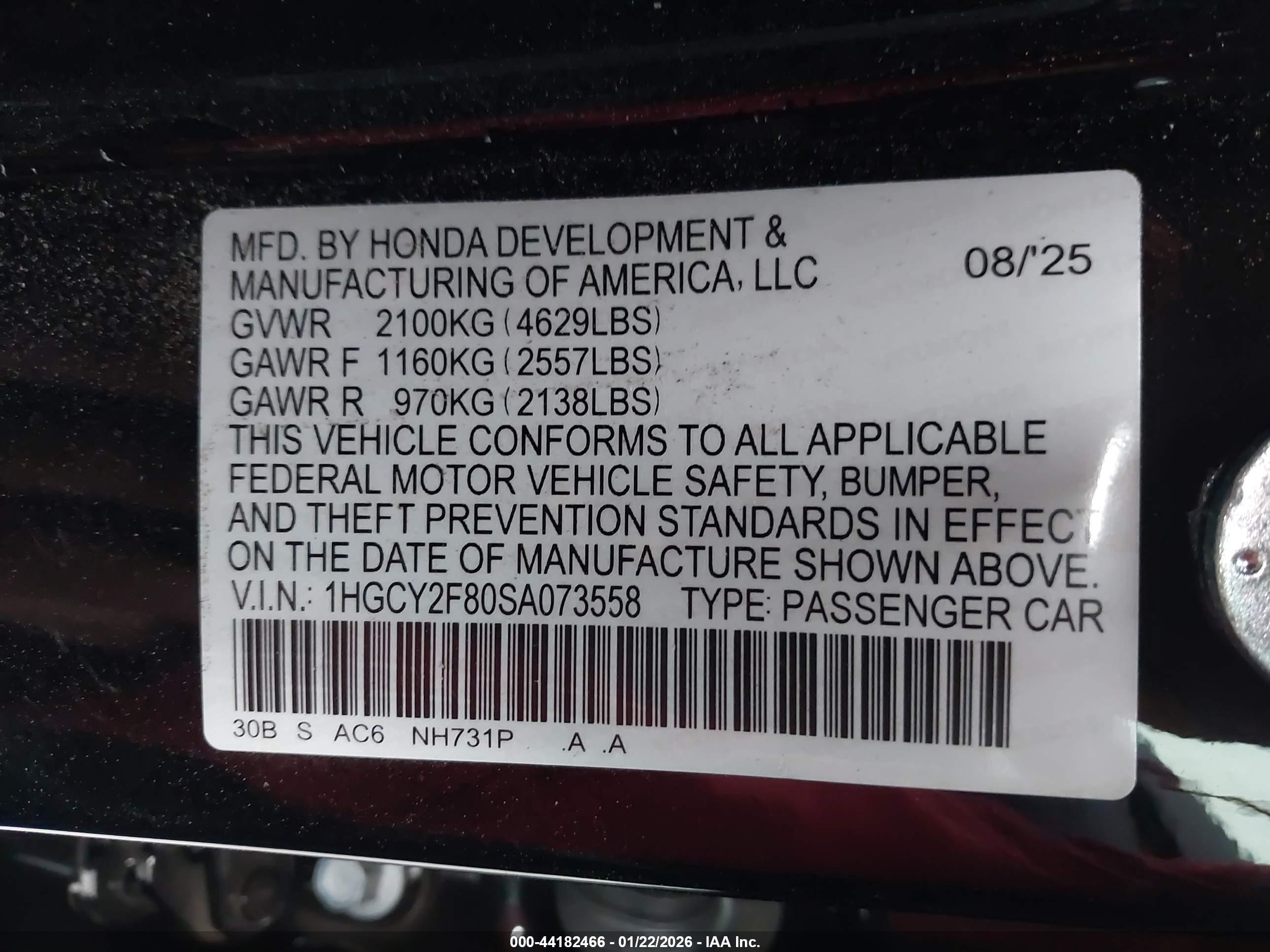 HONDA ACCORD image 9