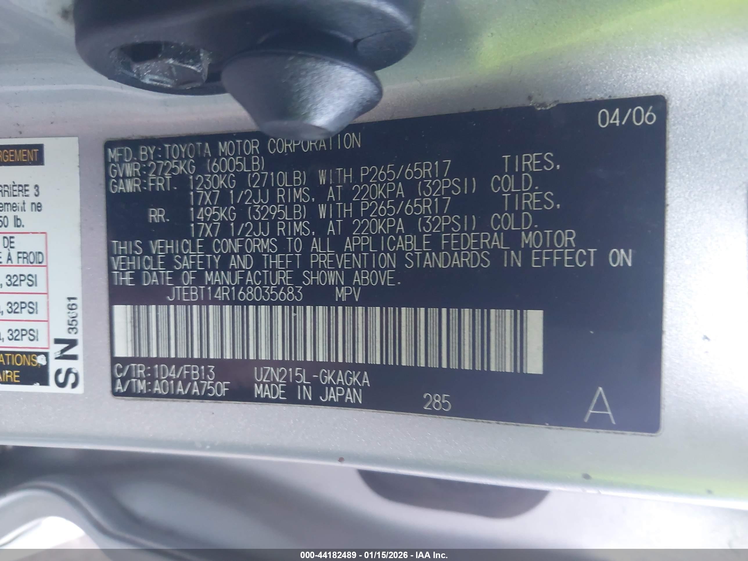TOYOTA 4RUNNER image 9