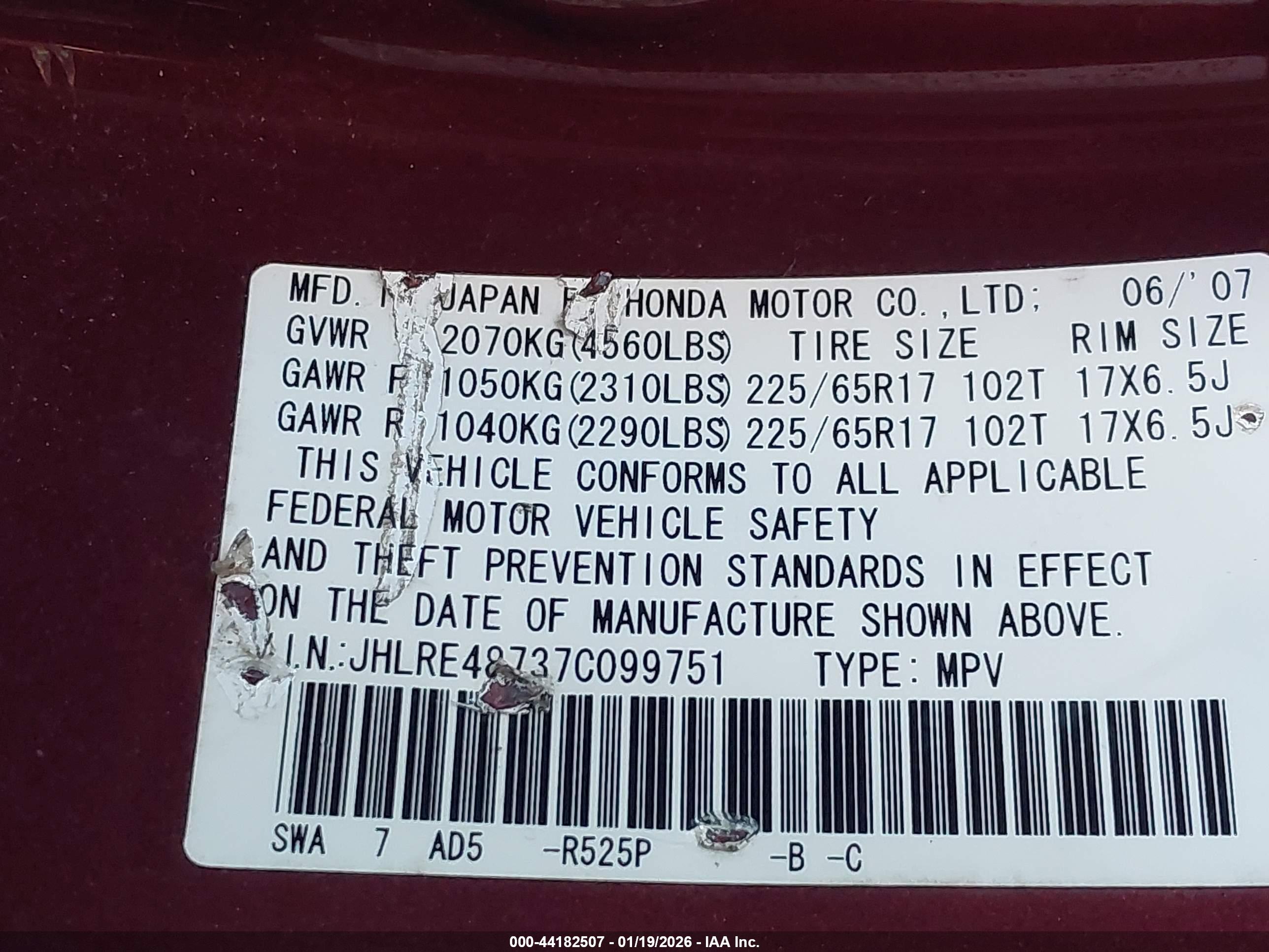 HONDA CR-V image 9
