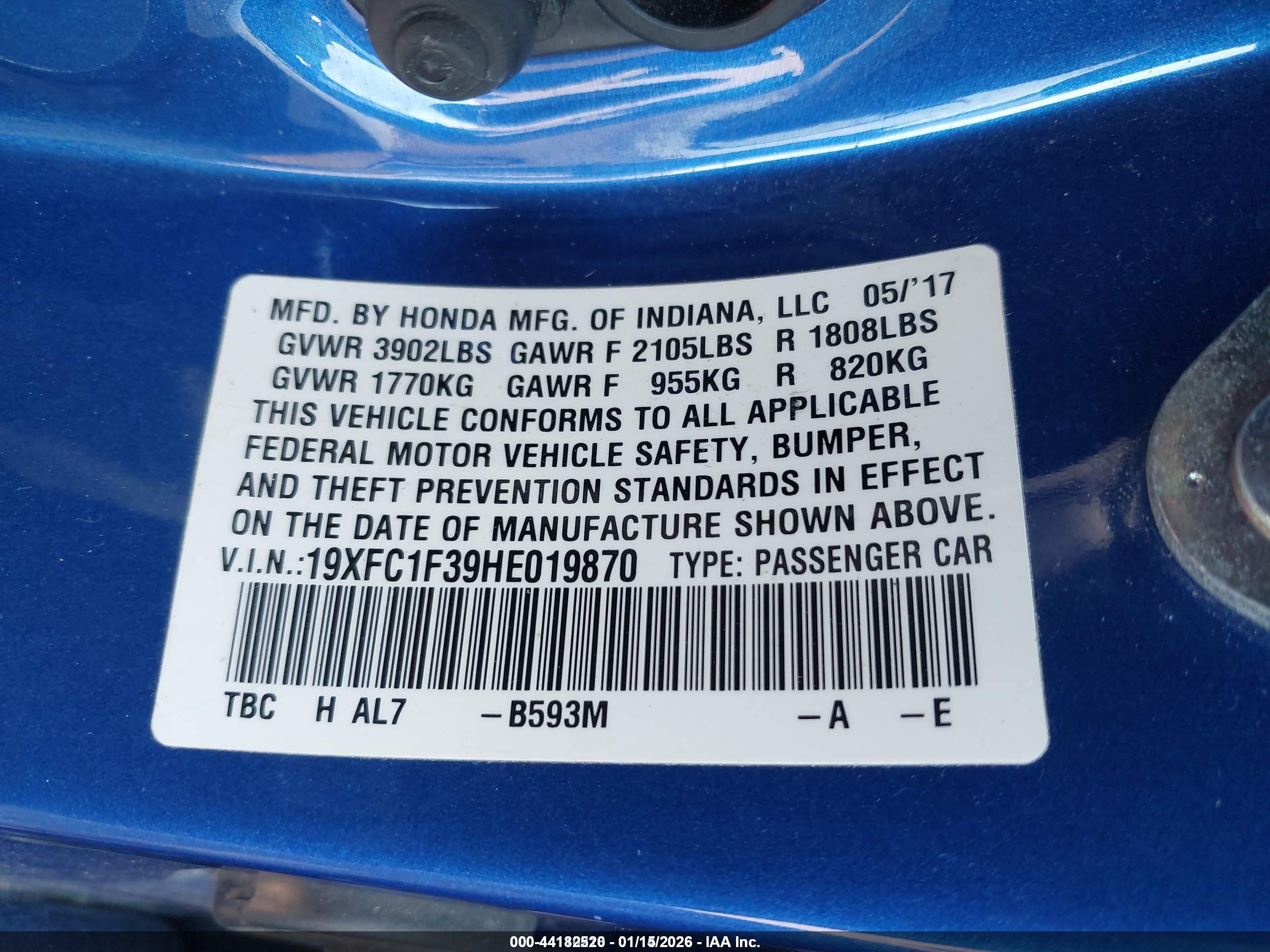 HONDA CIVIC image 9