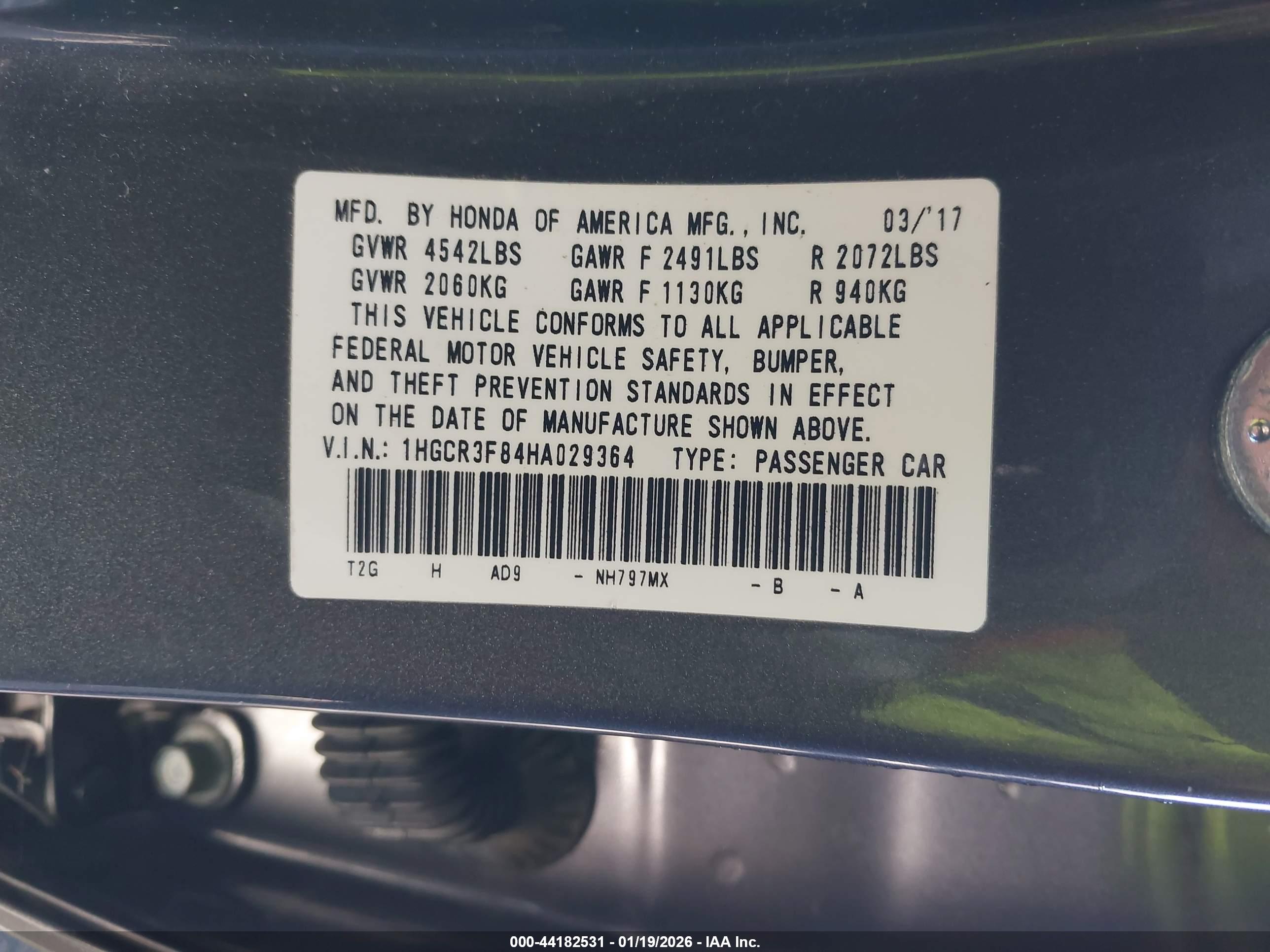 HONDA ACCORD image 9