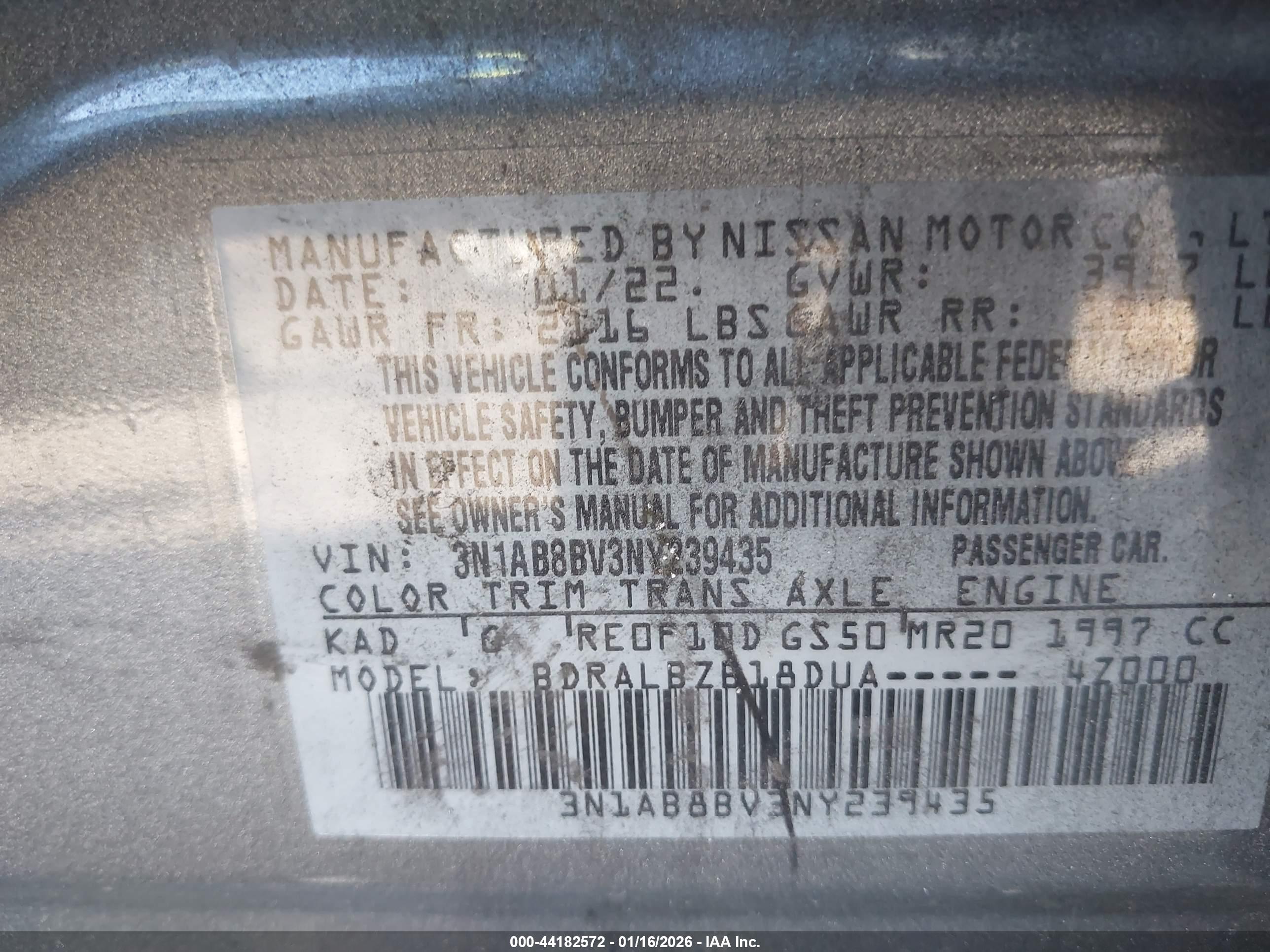 NISSAN SENTRA image 9