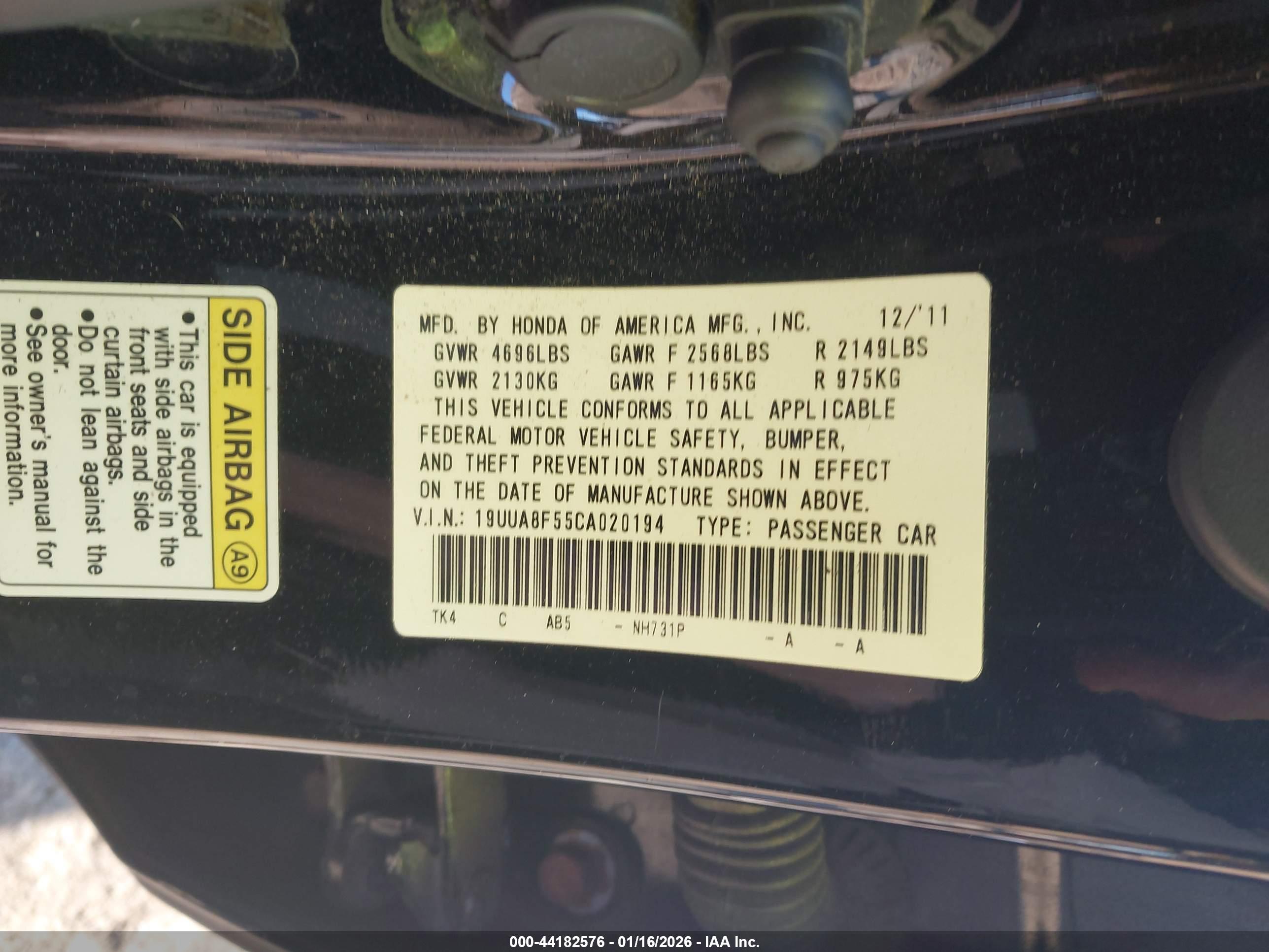 ACURA TL image 9