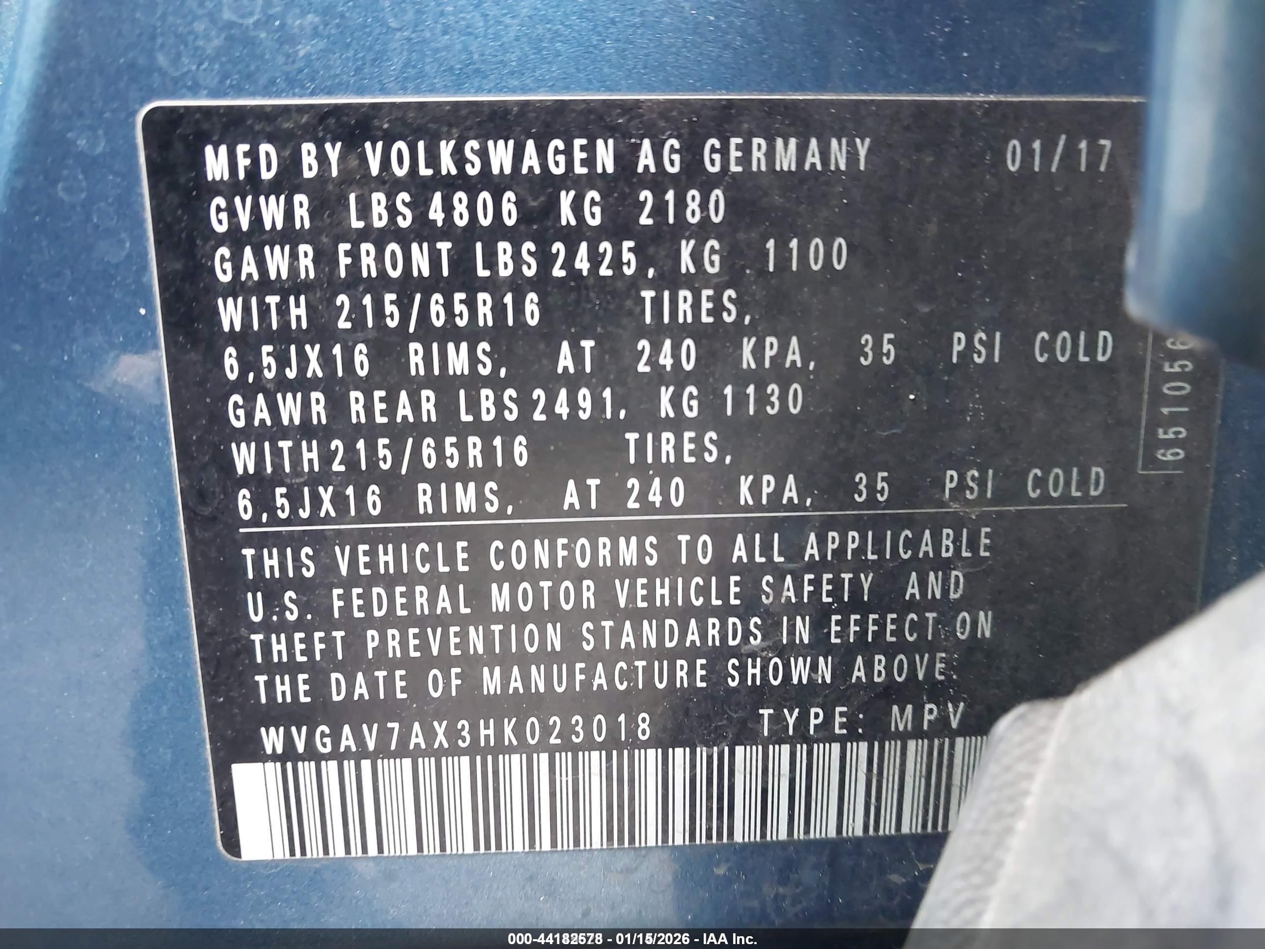 VOLKSWAGEN TIGUAN image 9