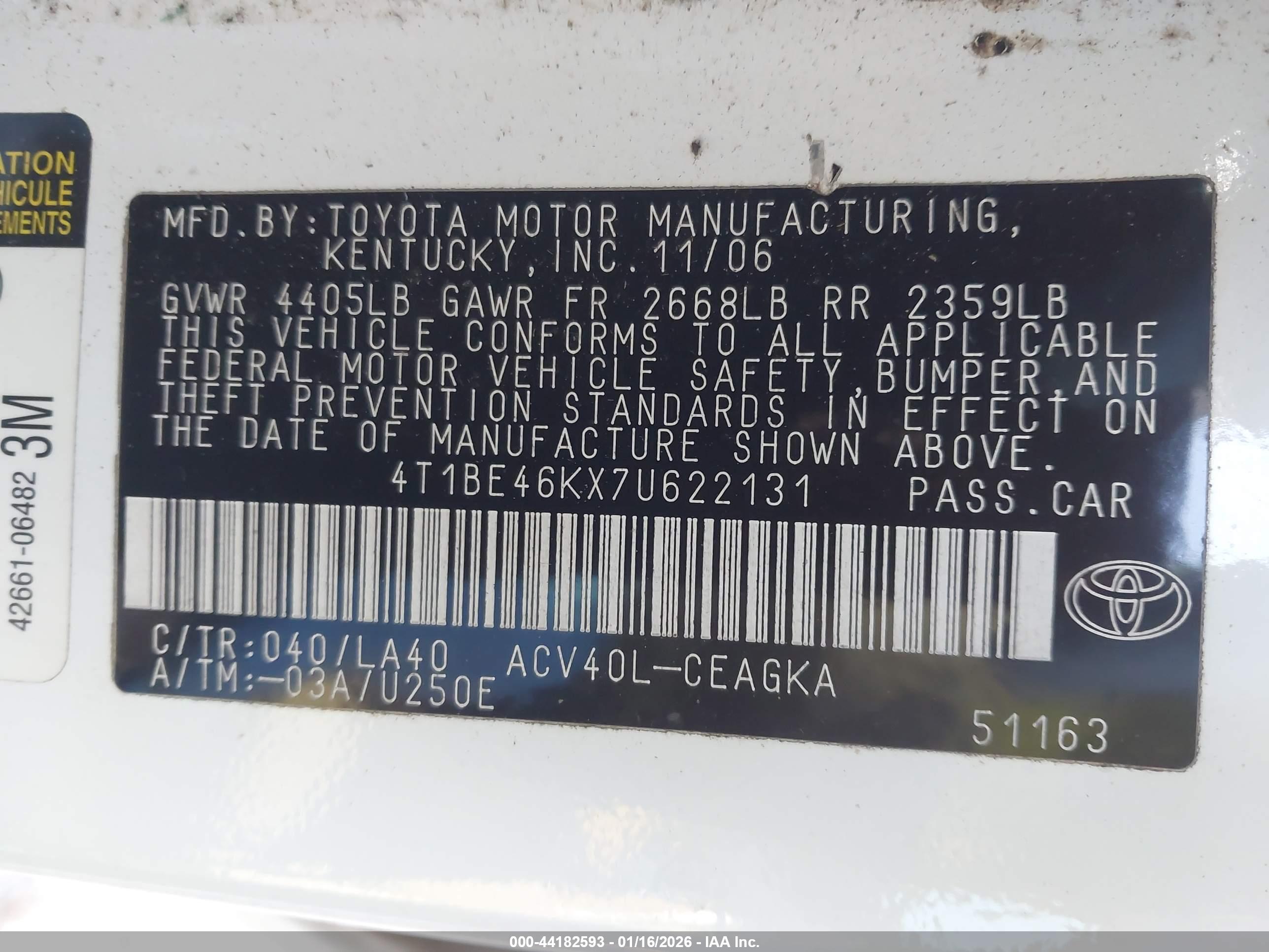 TOYOTA CAMRY image 9