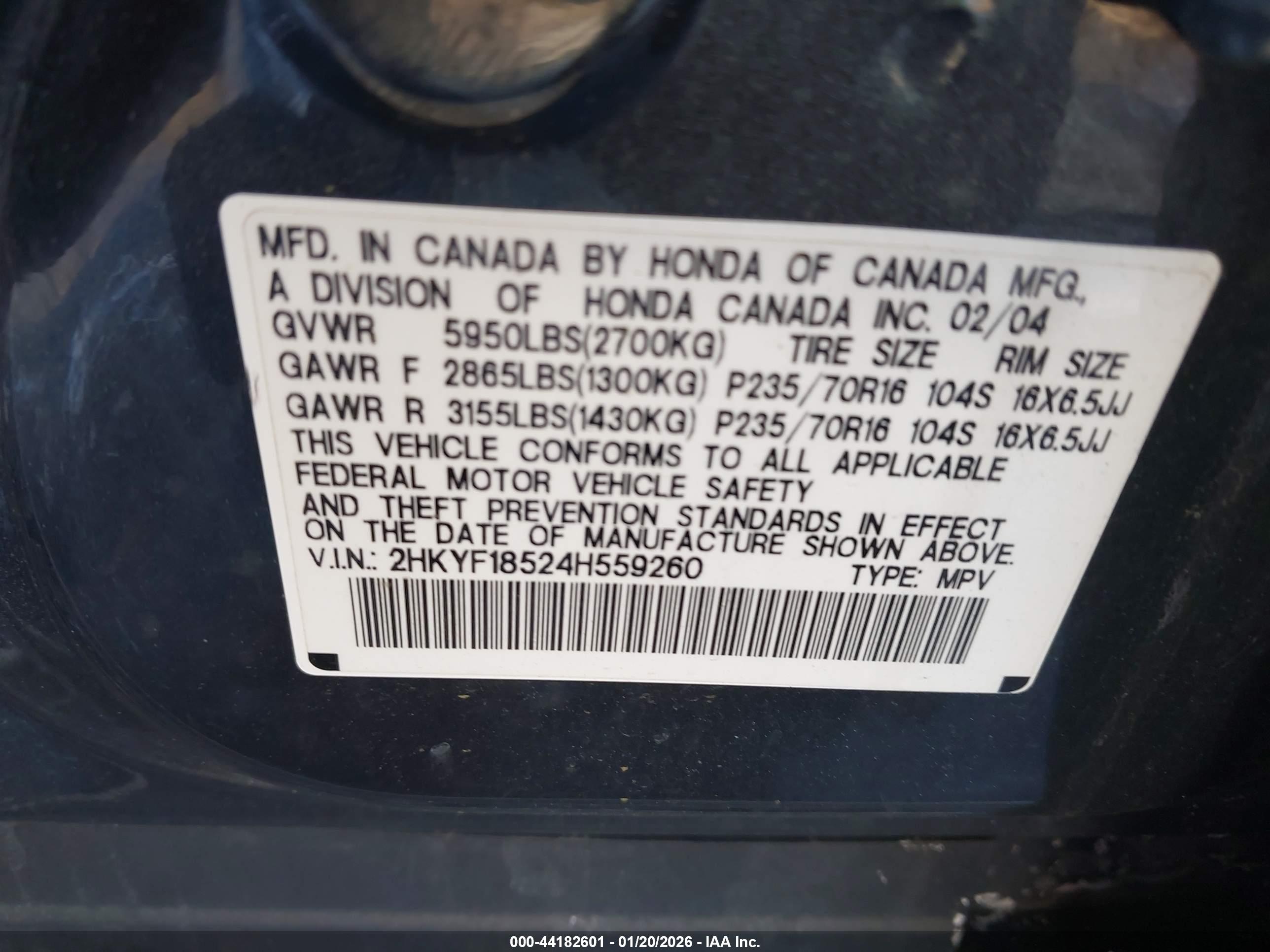 HONDA PILOT image 9