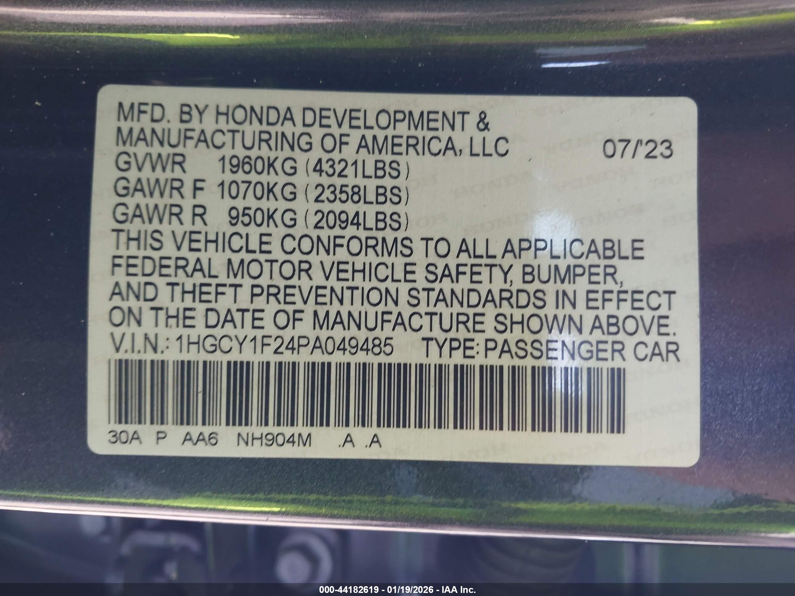 HONDA ACCORD image 9