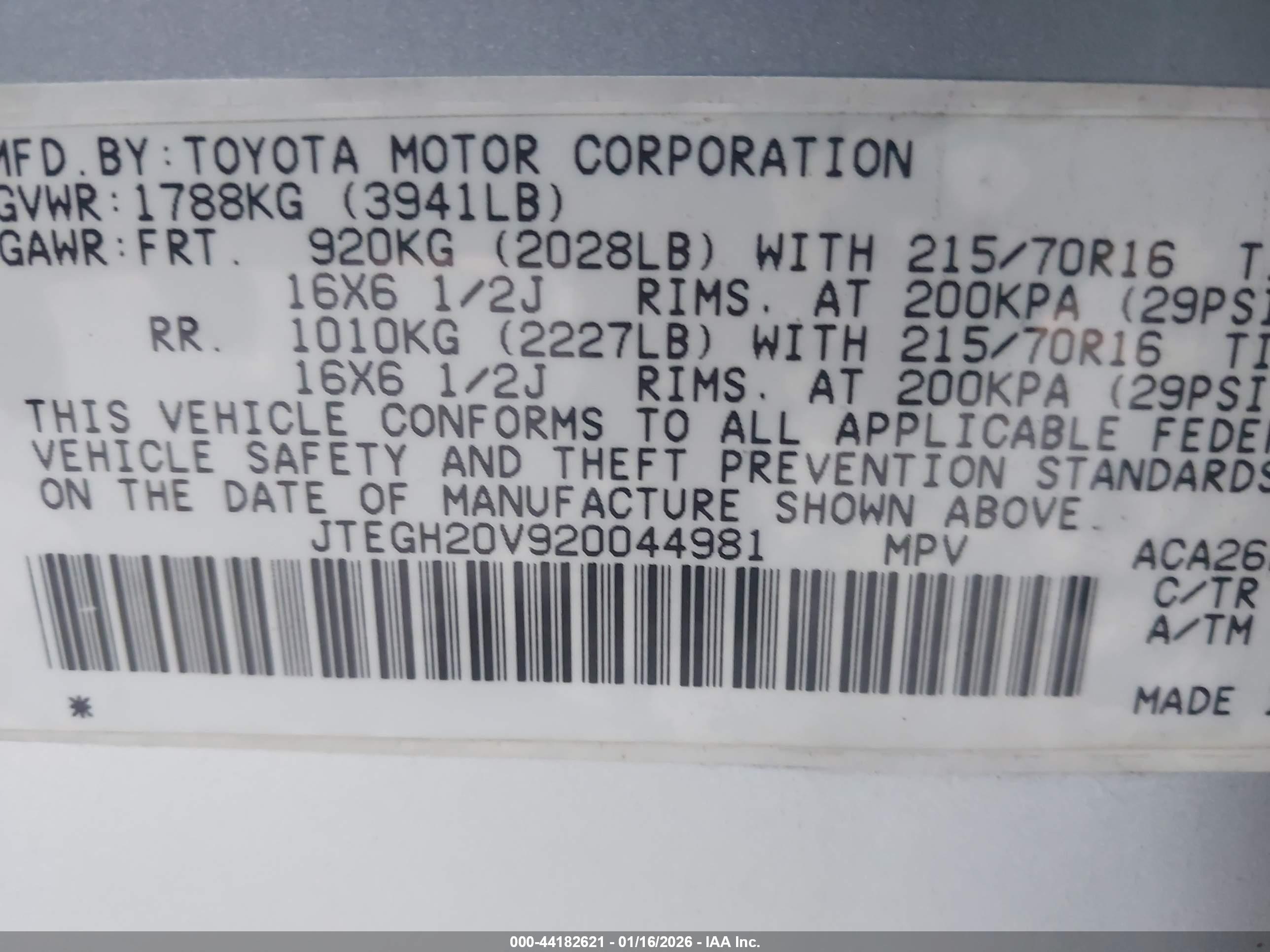 TOYOTA RAV4 image 9