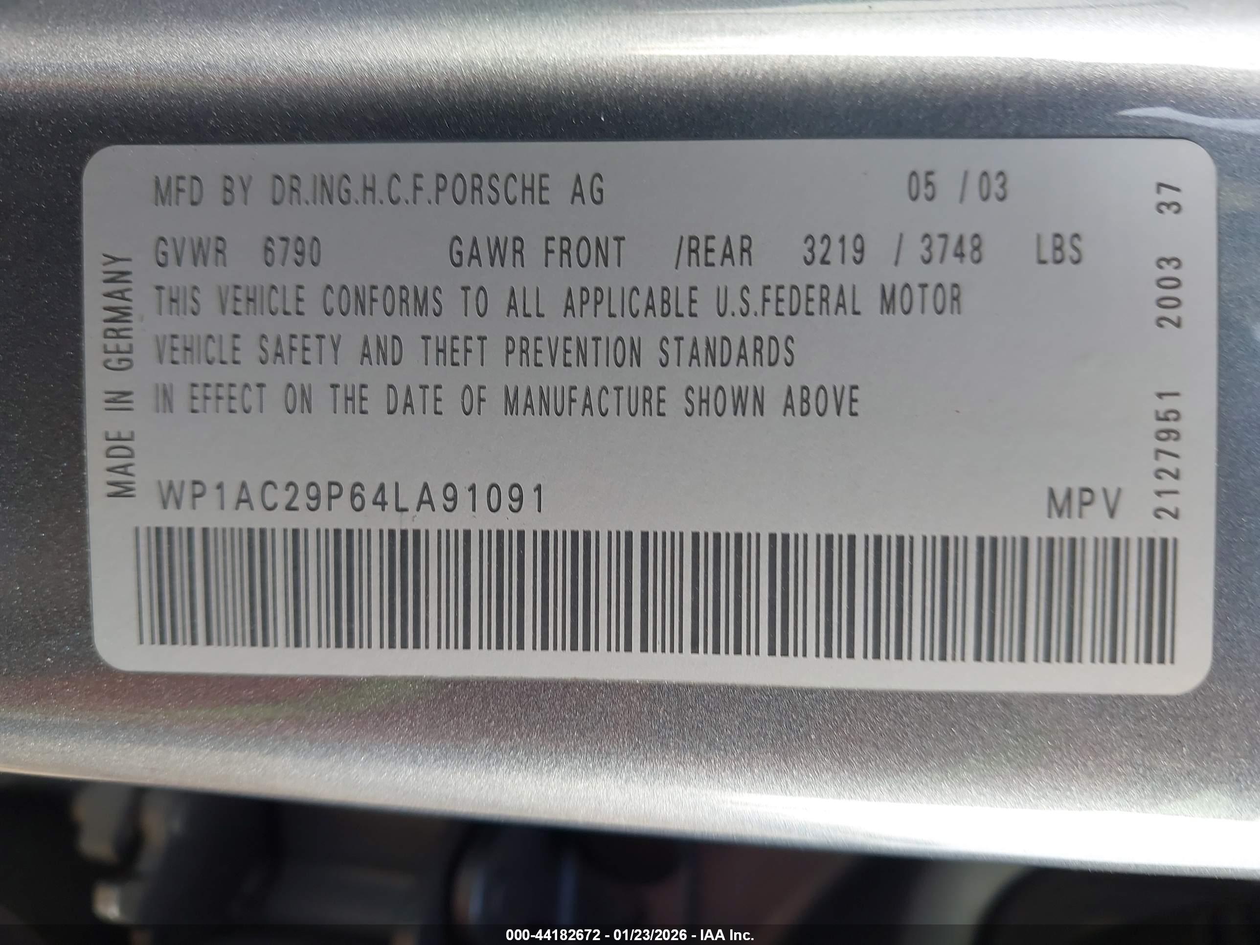 PORSCHE CAYENNE image 9