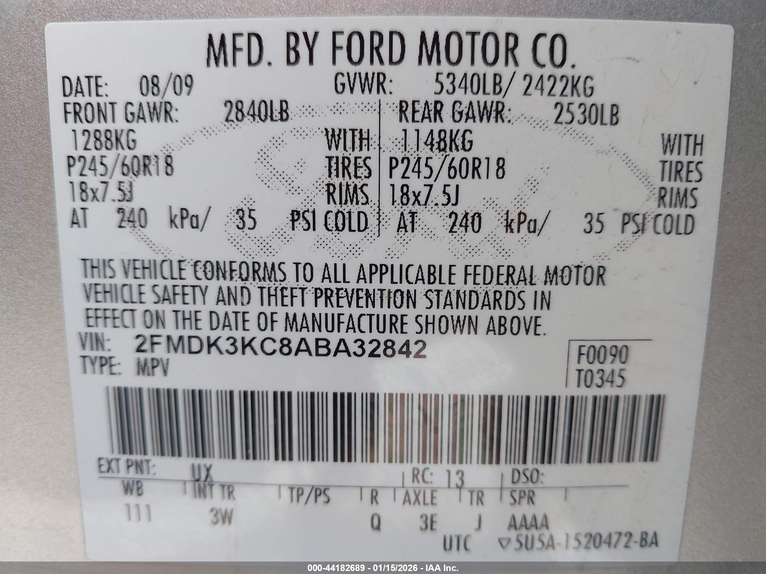 FORD EDGE image 9