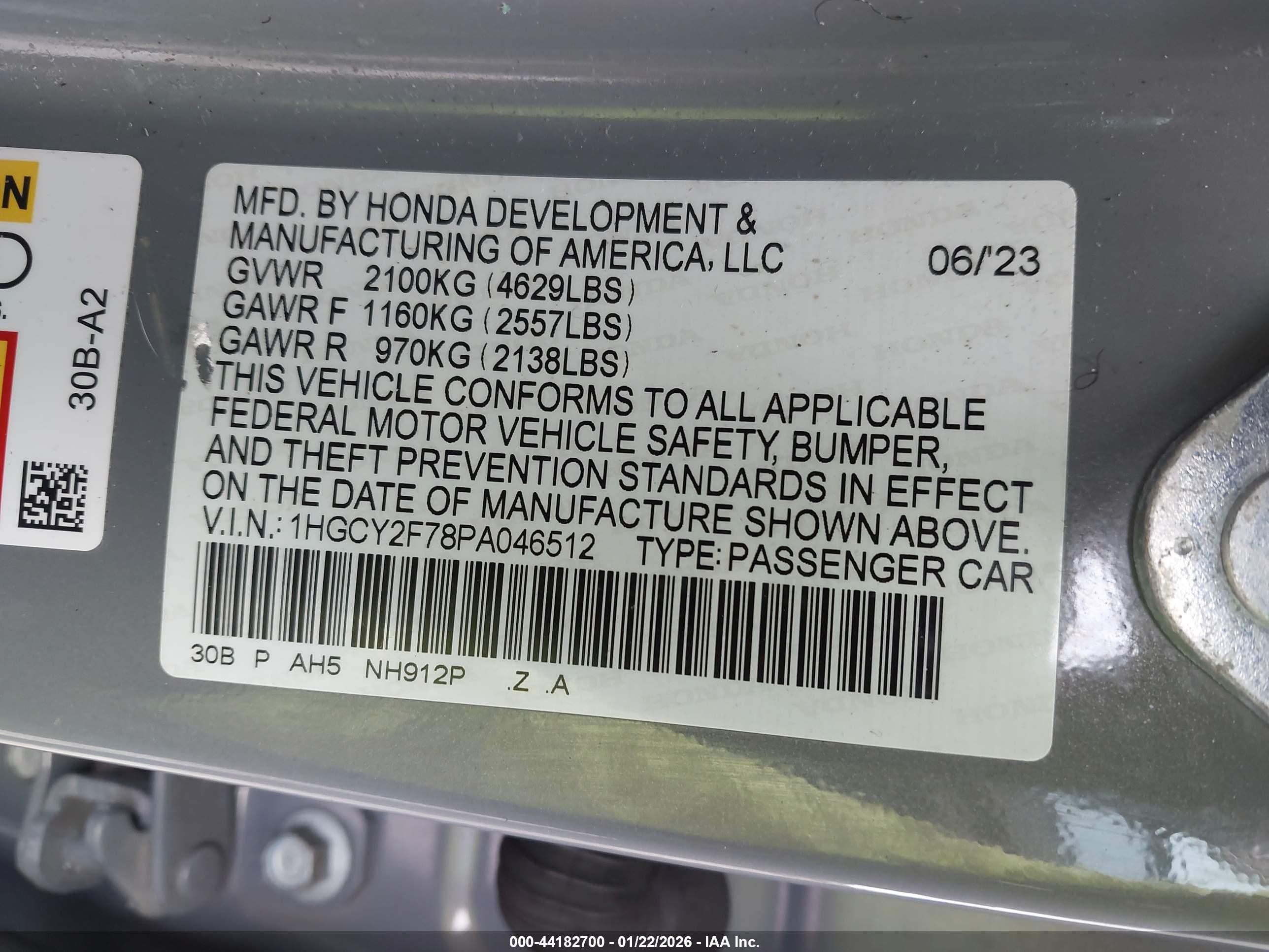 HONDA ACCORD image 9