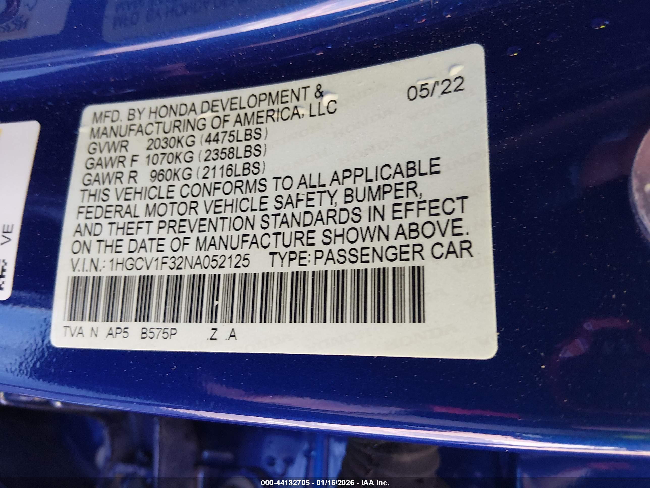 HONDA ACCORD image 9