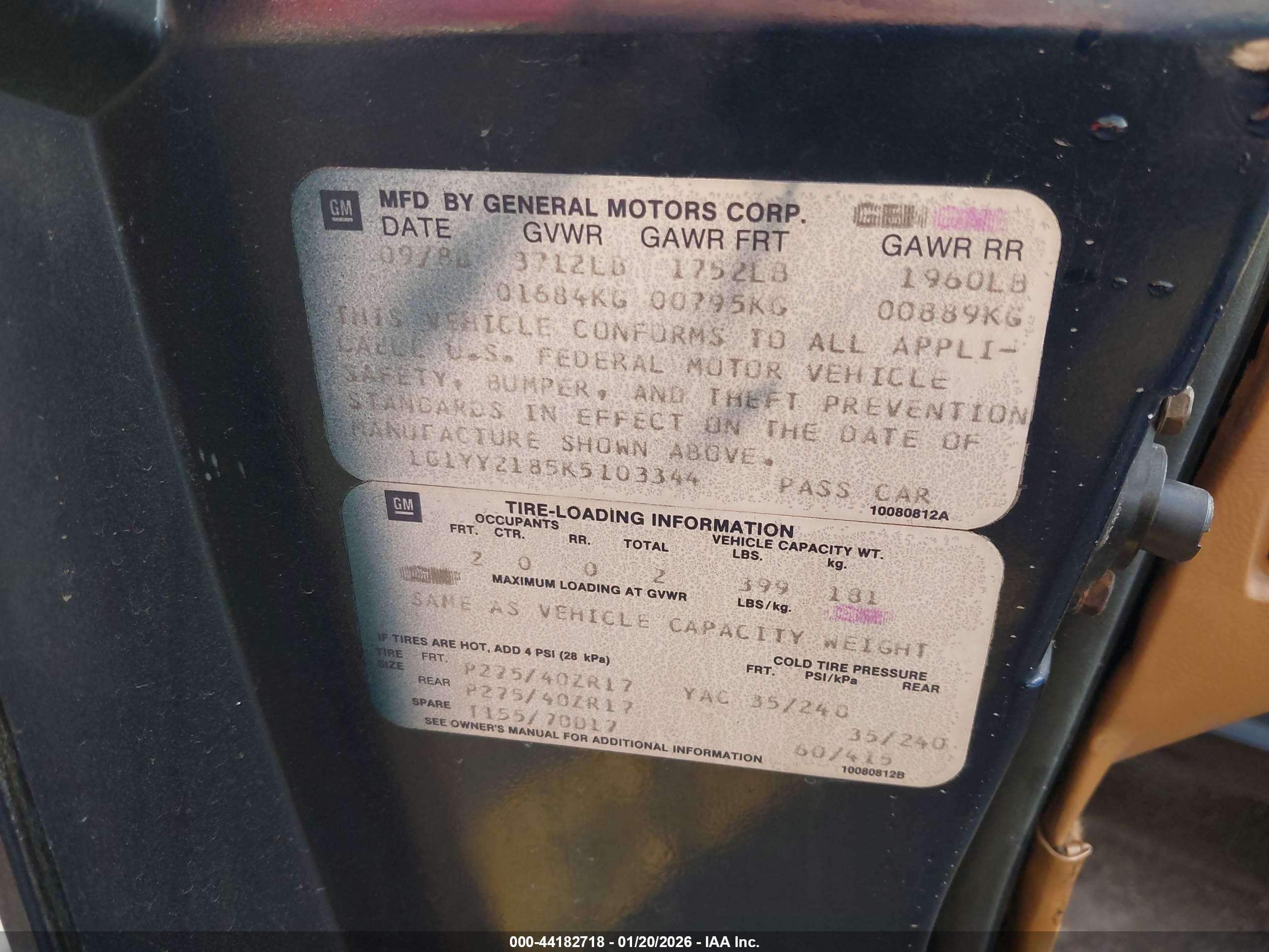 CHEVROLET CORVETTE image 9