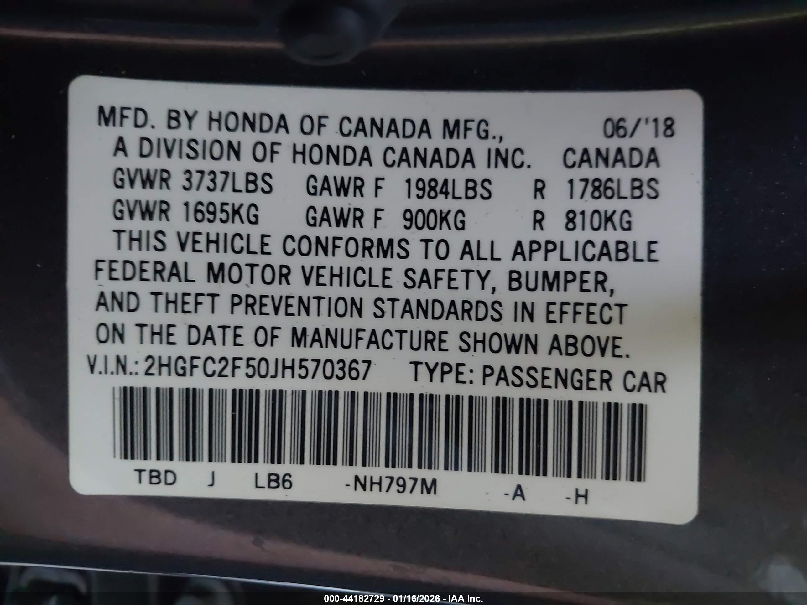HONDA CIVIC image 9