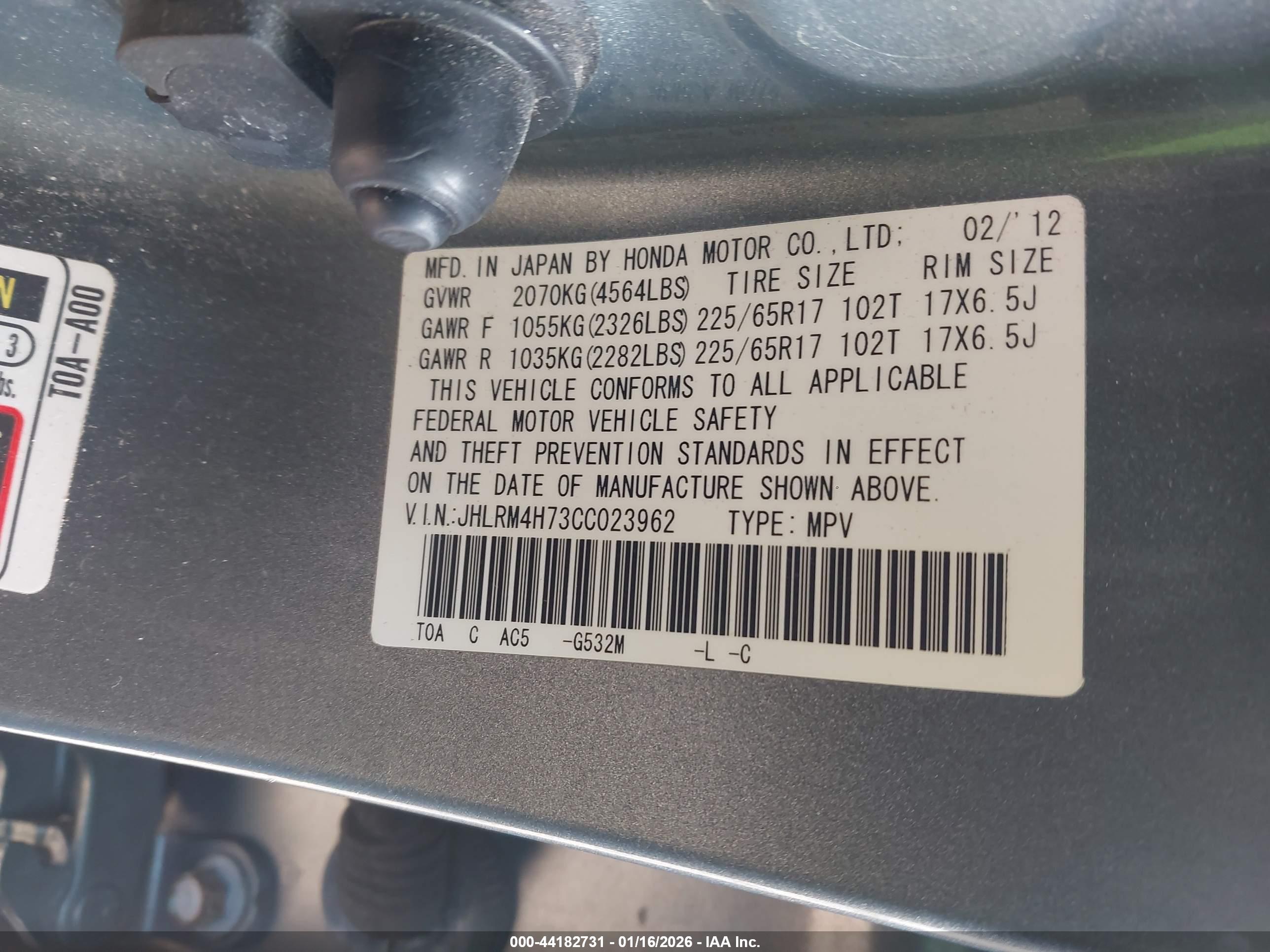 HONDA CR-V image 9