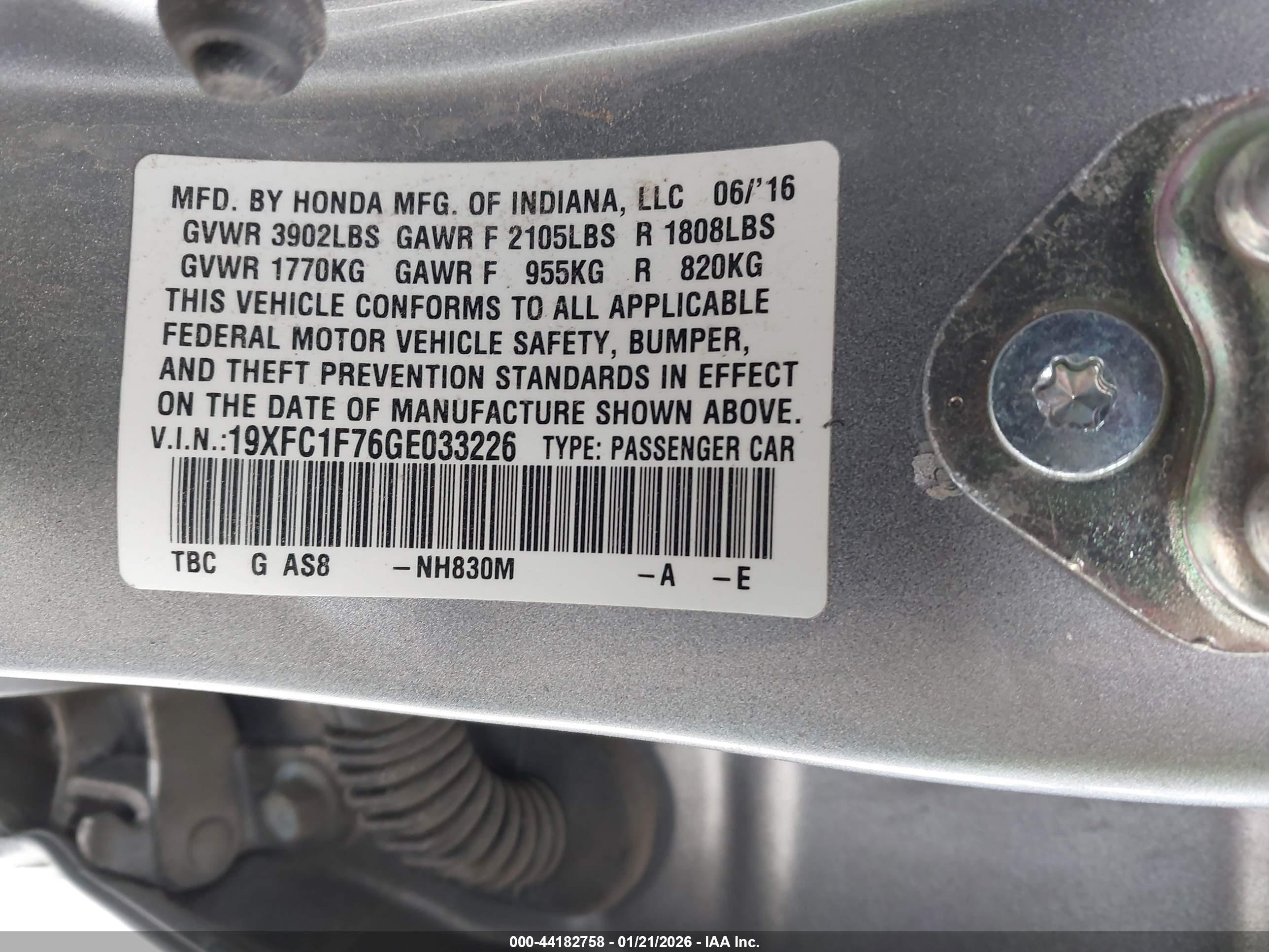 HONDA CIVIC image 9