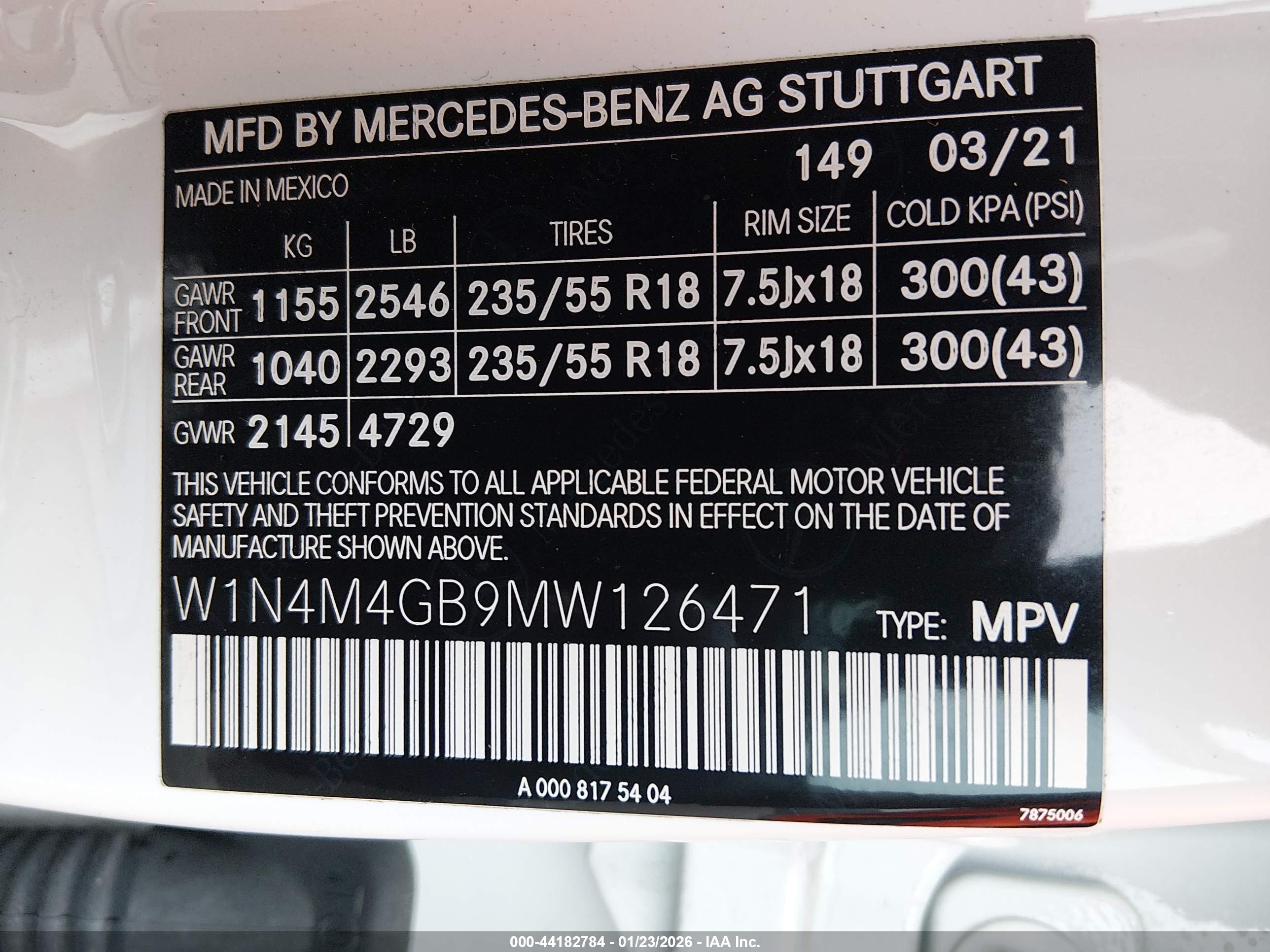 MERCEDES-BENZ GLB image 9