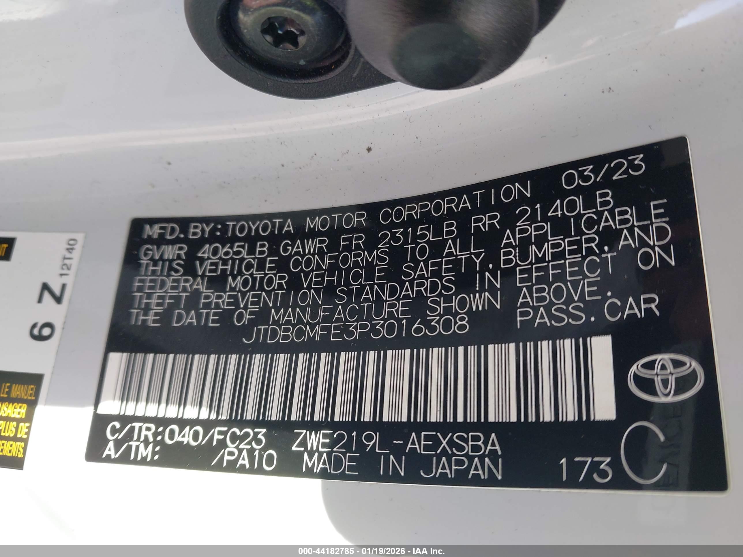TOYOTA COROLLA image 9