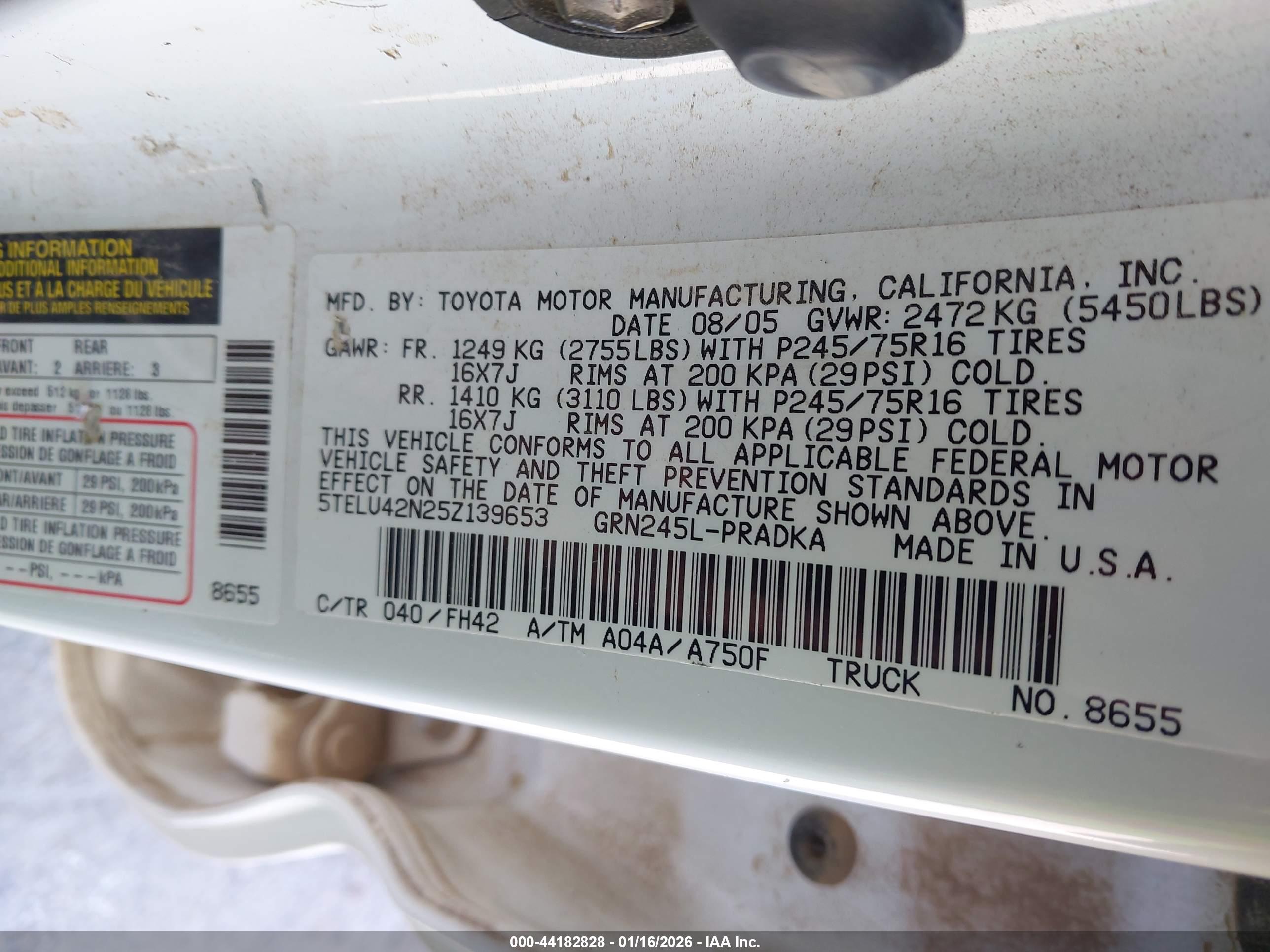 TOYOTA TACOMA image 9
