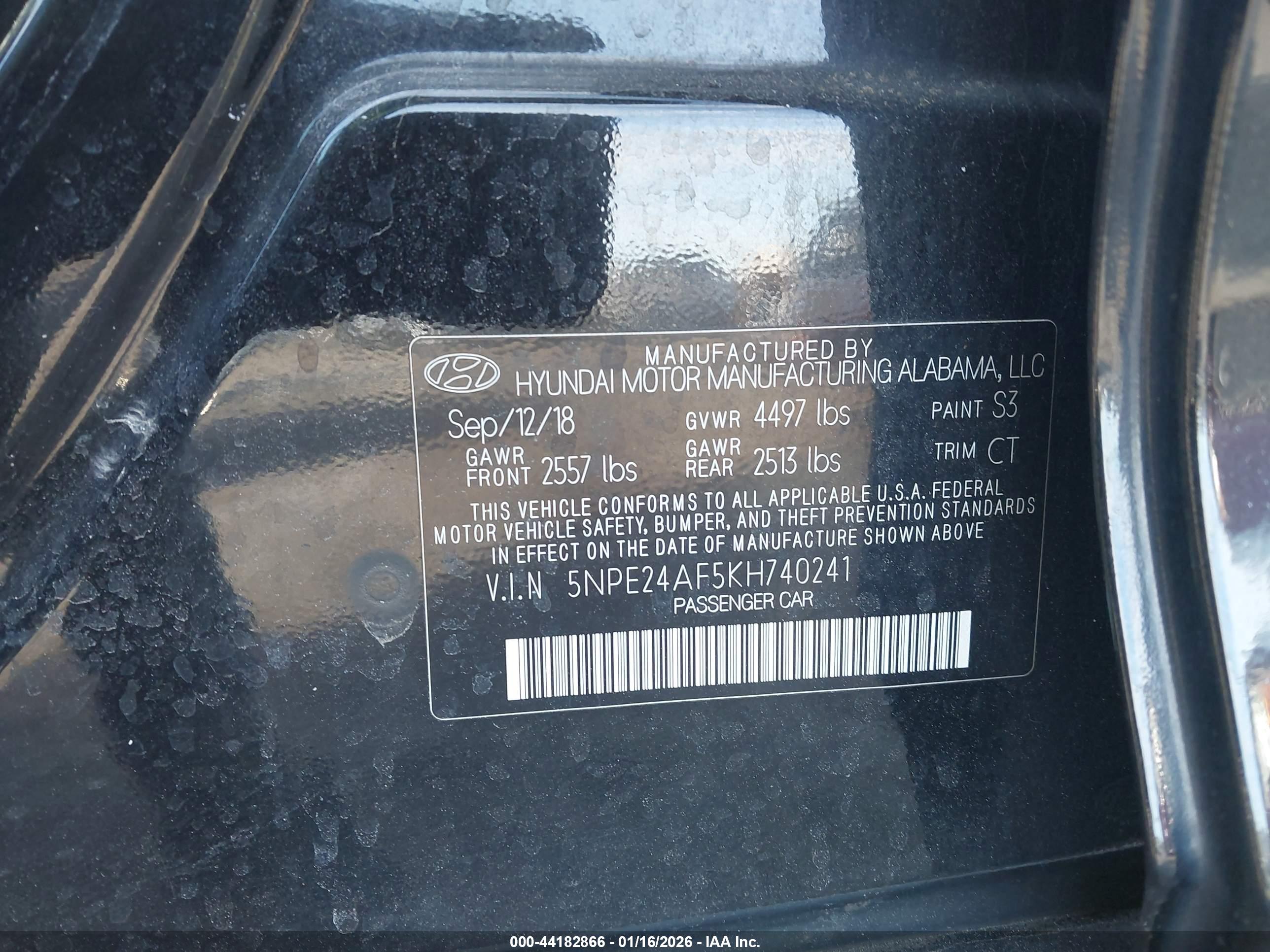 HYUNDAI SONATA image 9