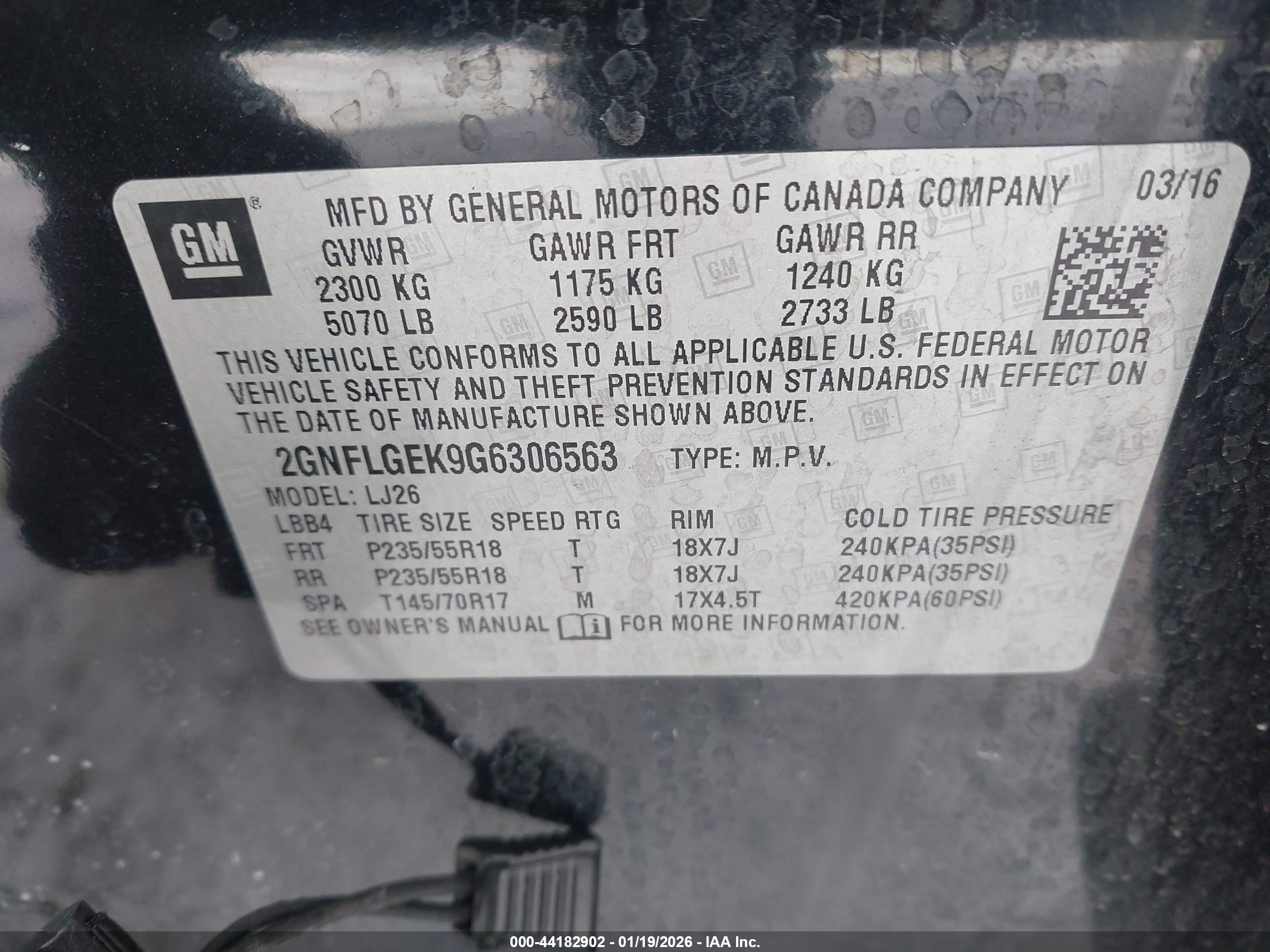 CHEVROLET EQUINOX image 9