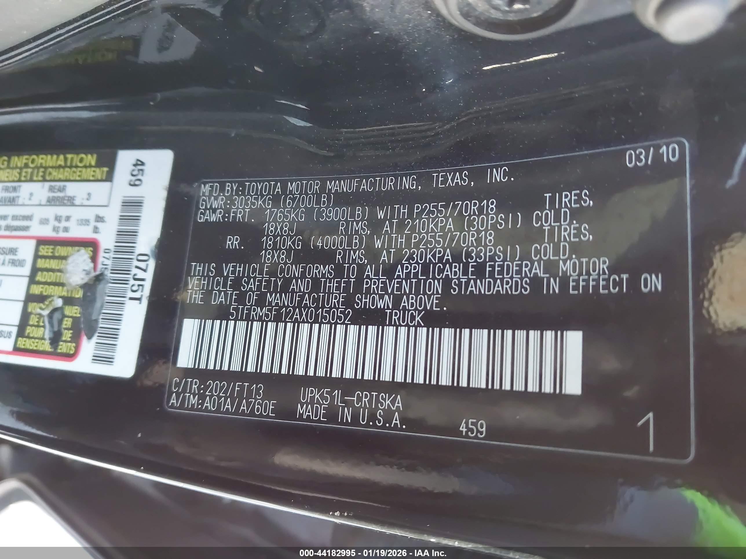 TOYOTA TUNDRA image 9
