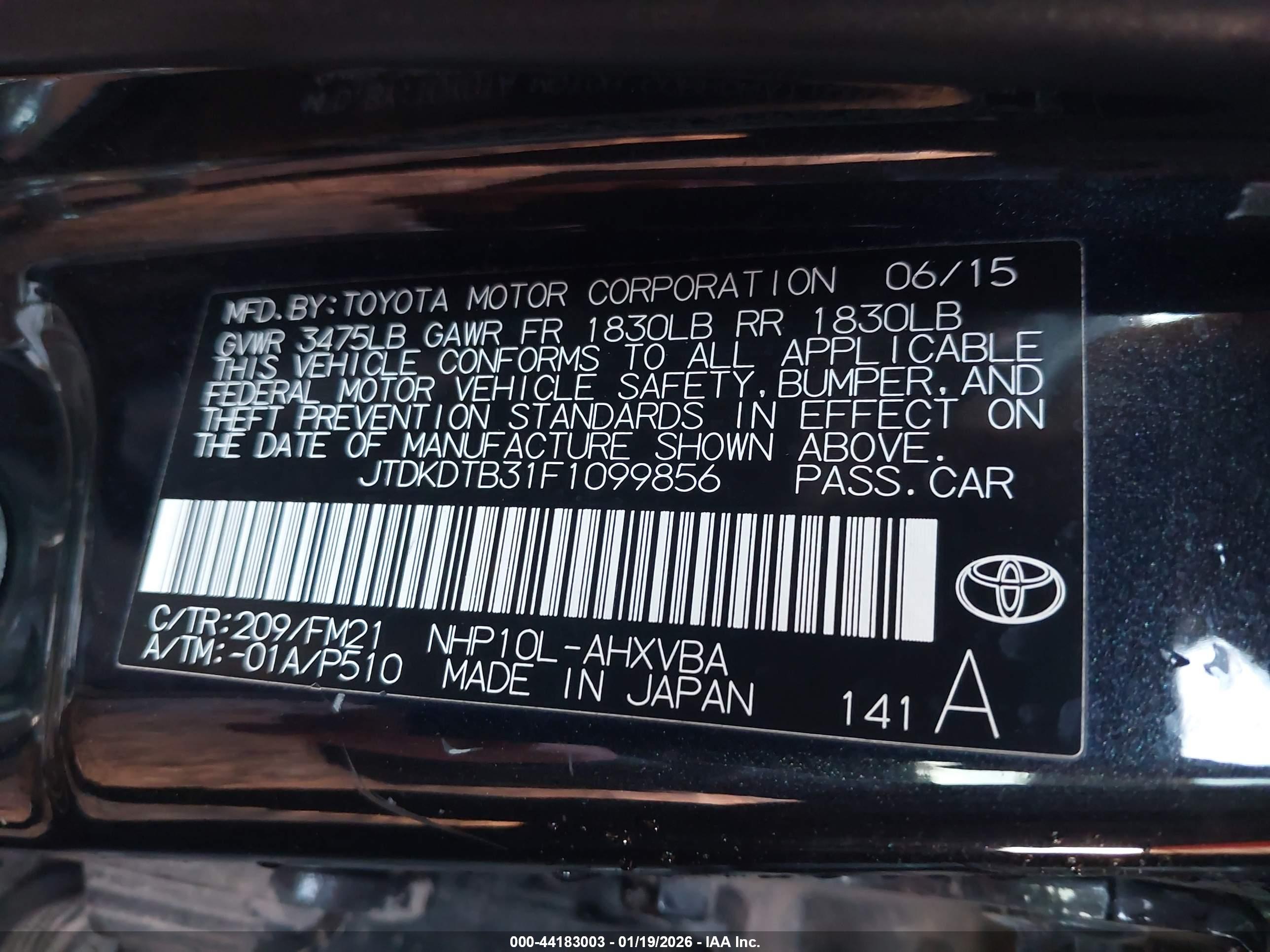TOYOTA PRIUS image 9