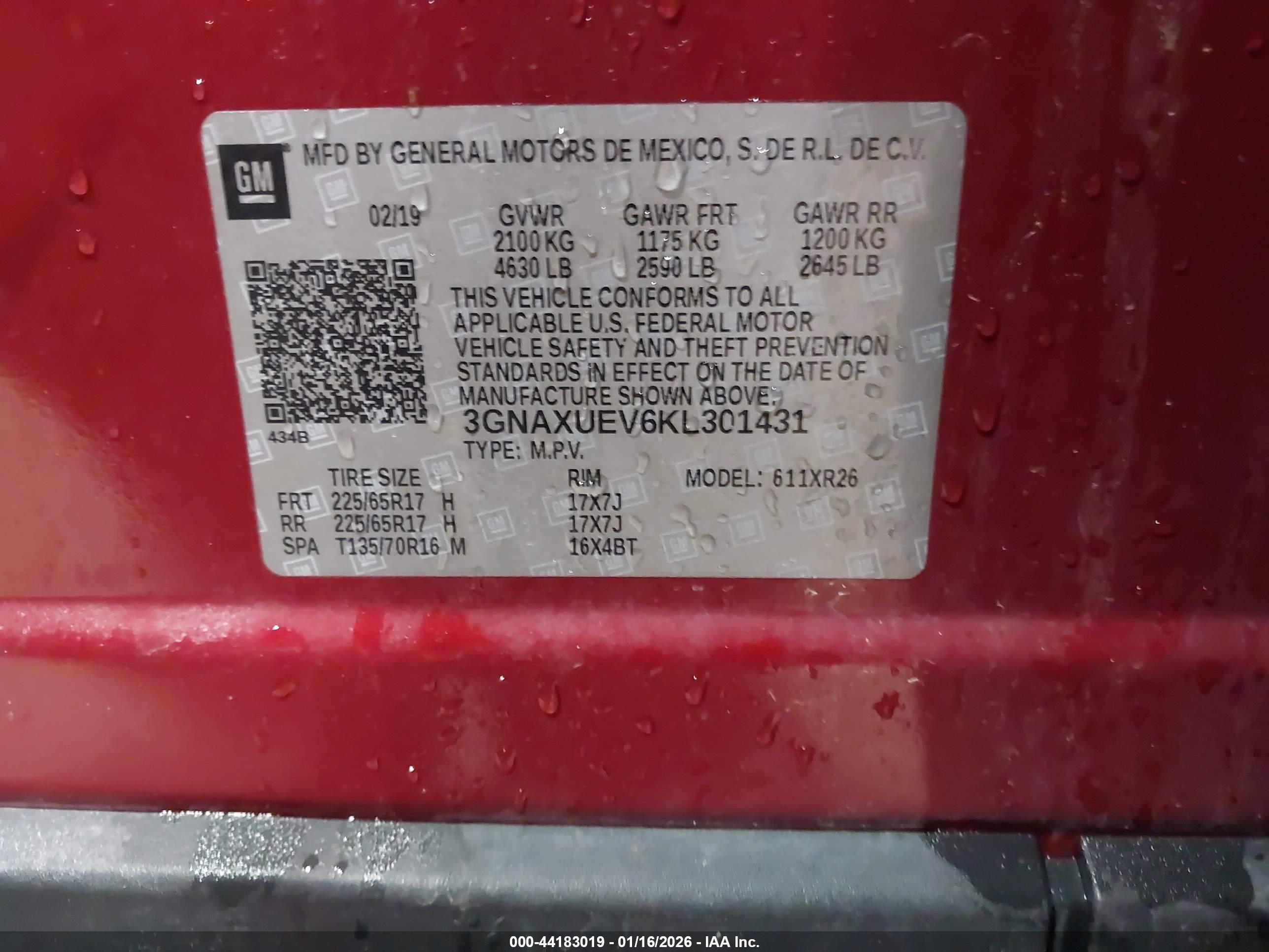 CHEVROLET EQUINOX image 9