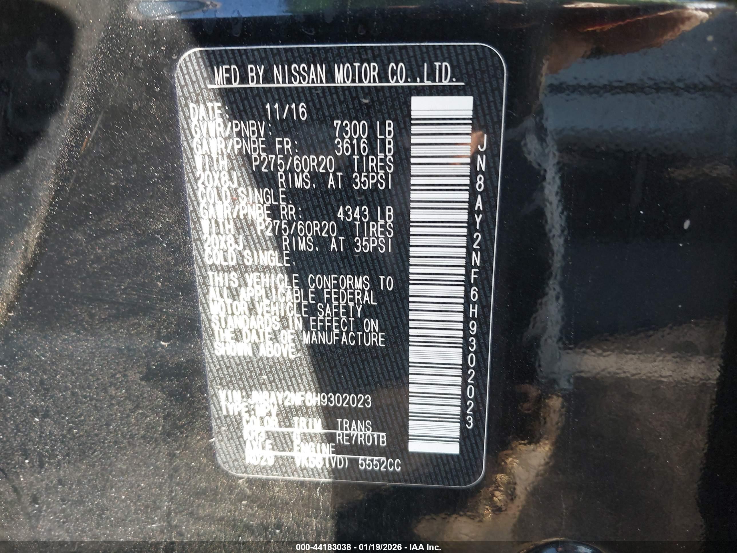 NISSAN ARMADA image 9