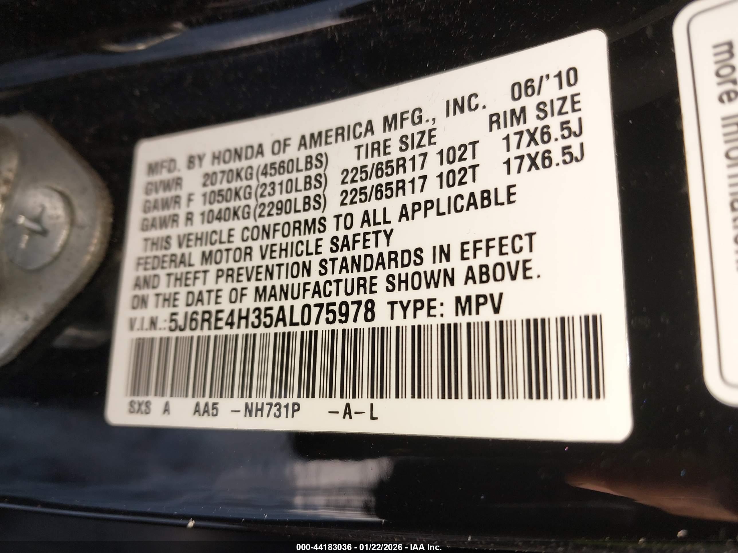 HONDA CR-V image 9