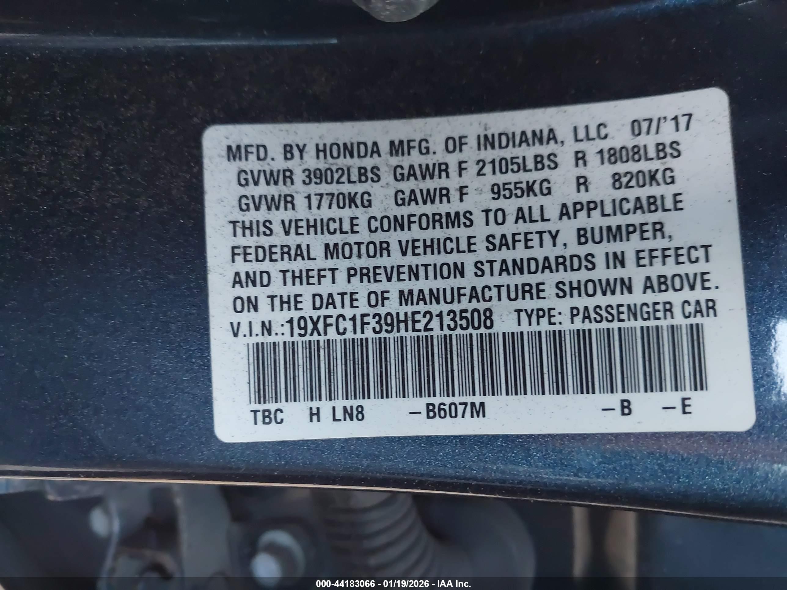 HONDA CIVIC image 9
