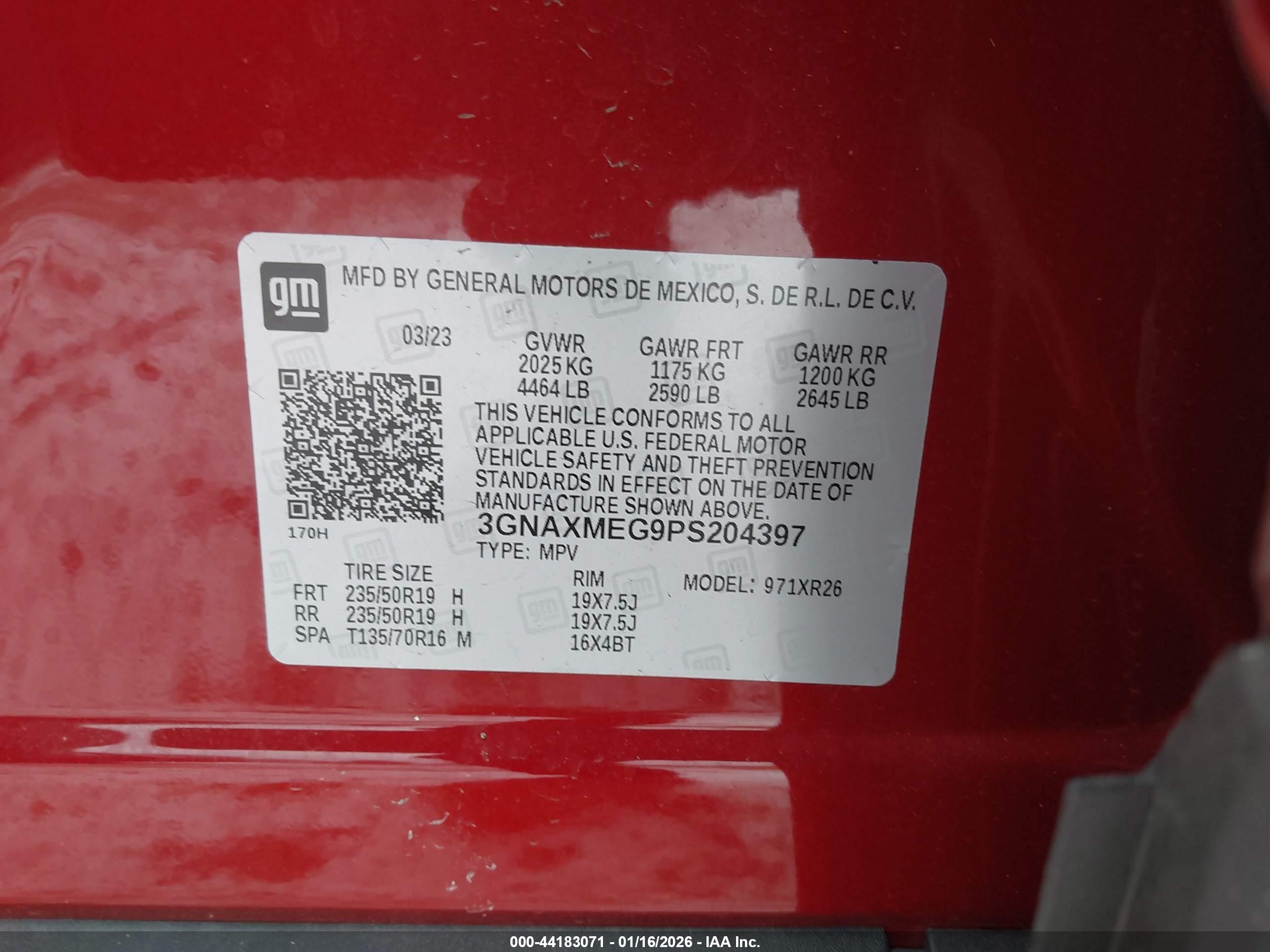 CHEVROLET EQUINOX image 9