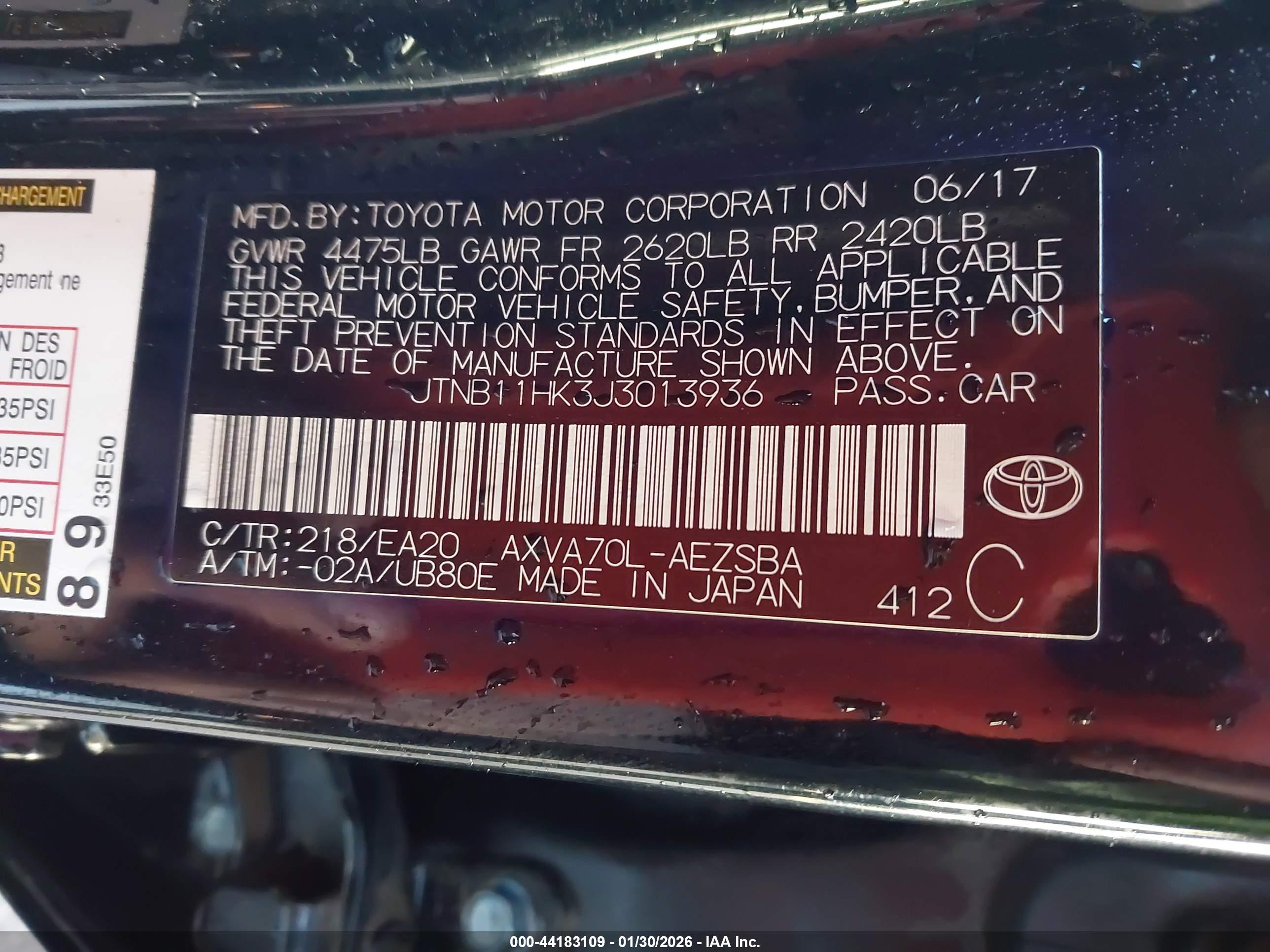 TOYOTA CAMRY image 9