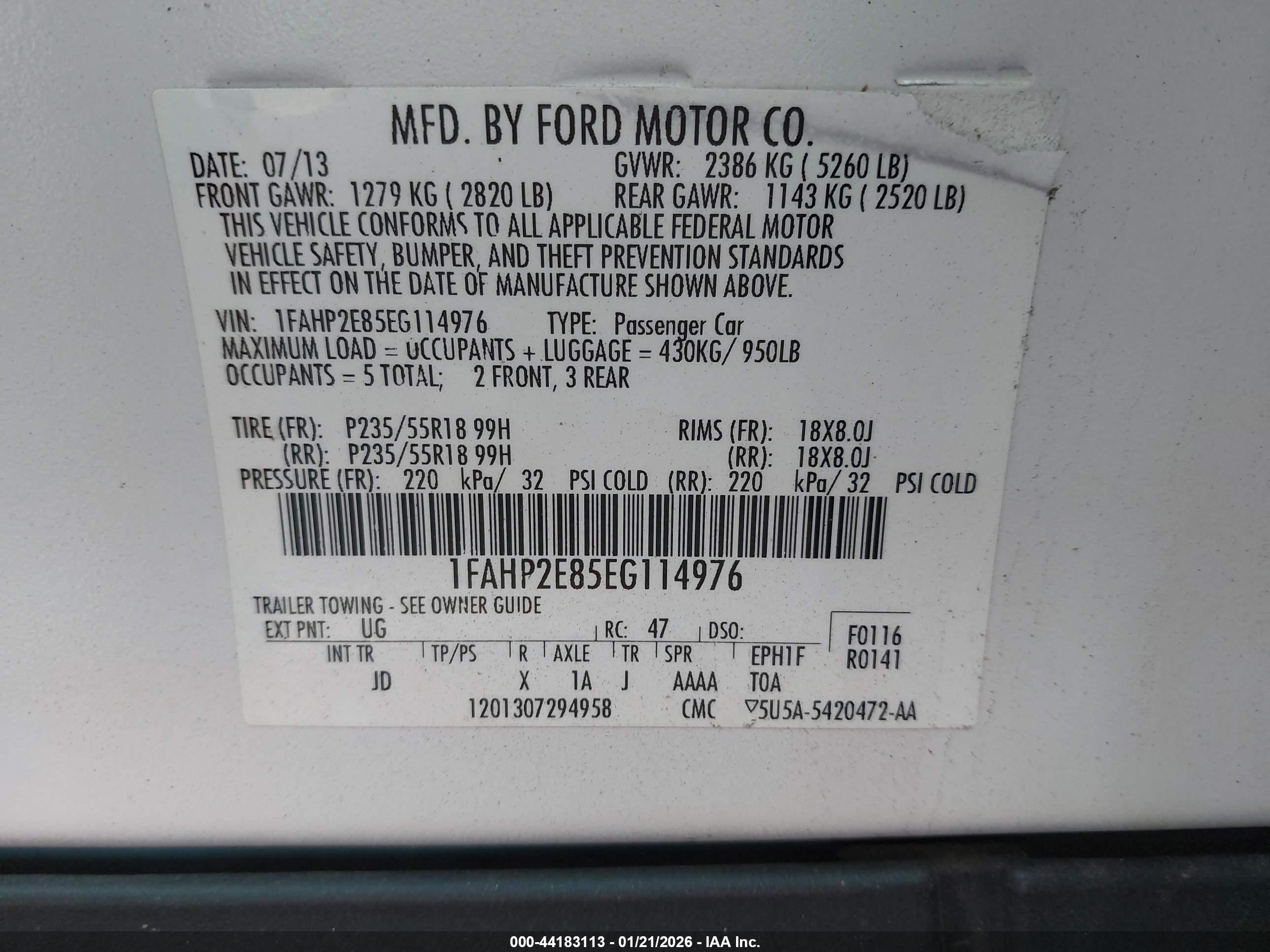 FORD TAURUS image 9