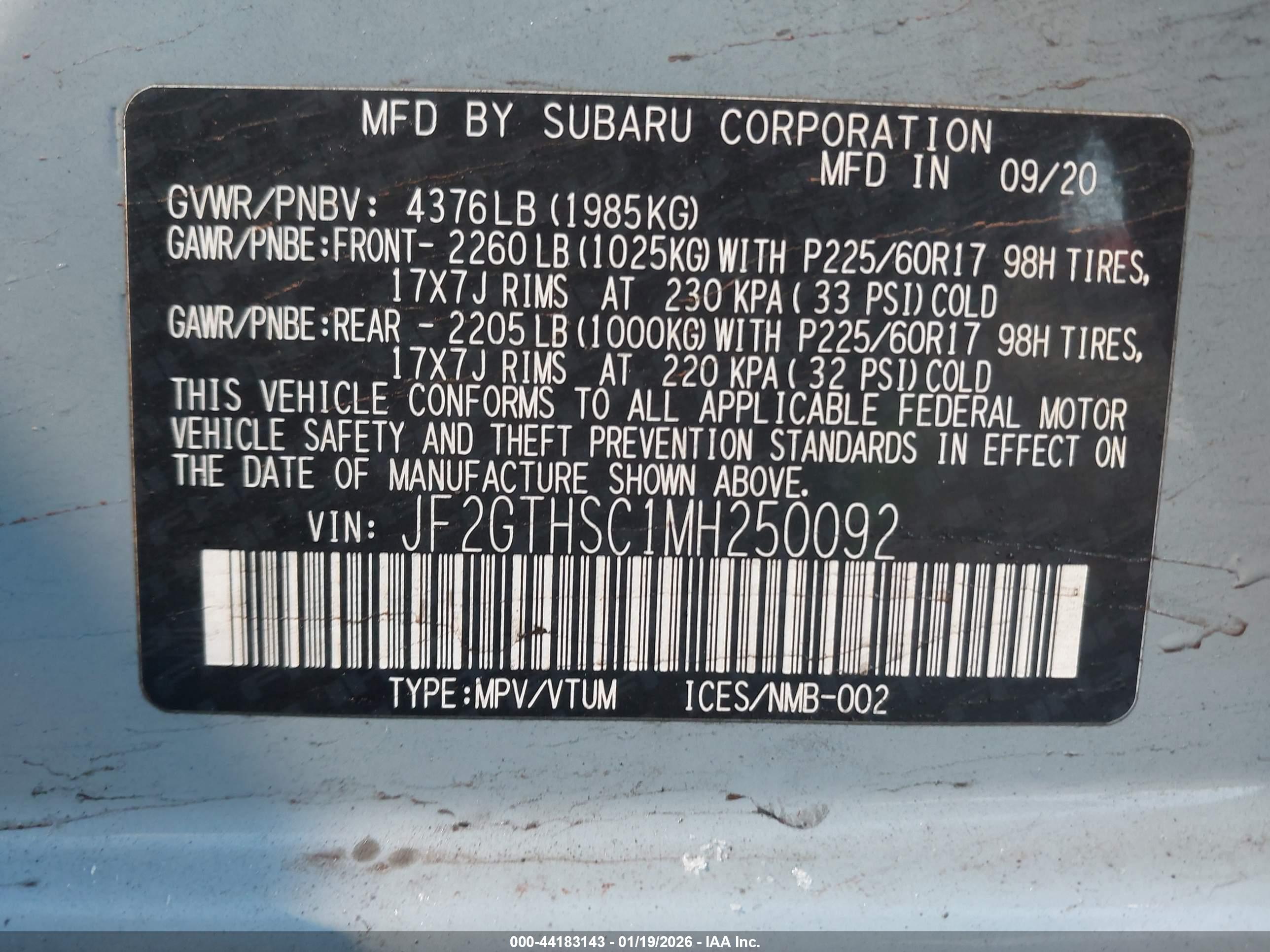SUBARU CROSSTREK image 9