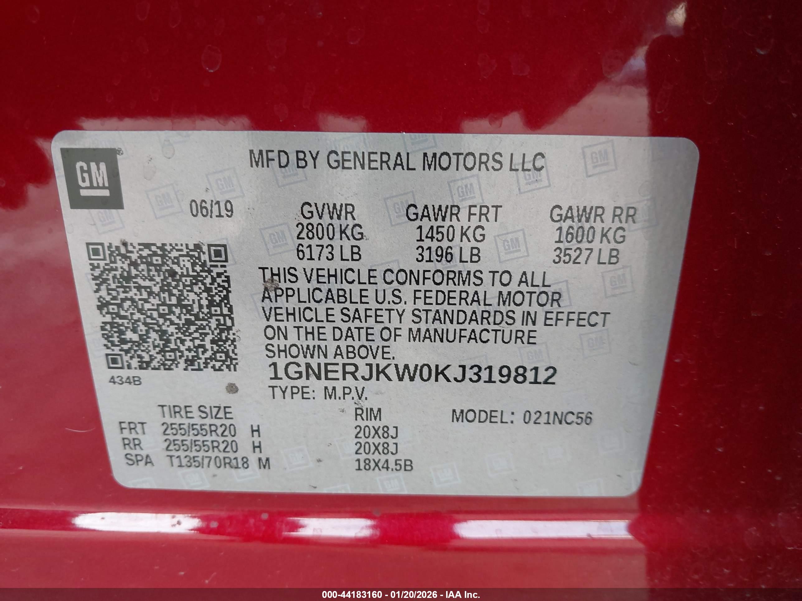 CHEVROLET TRAVERSE image 9