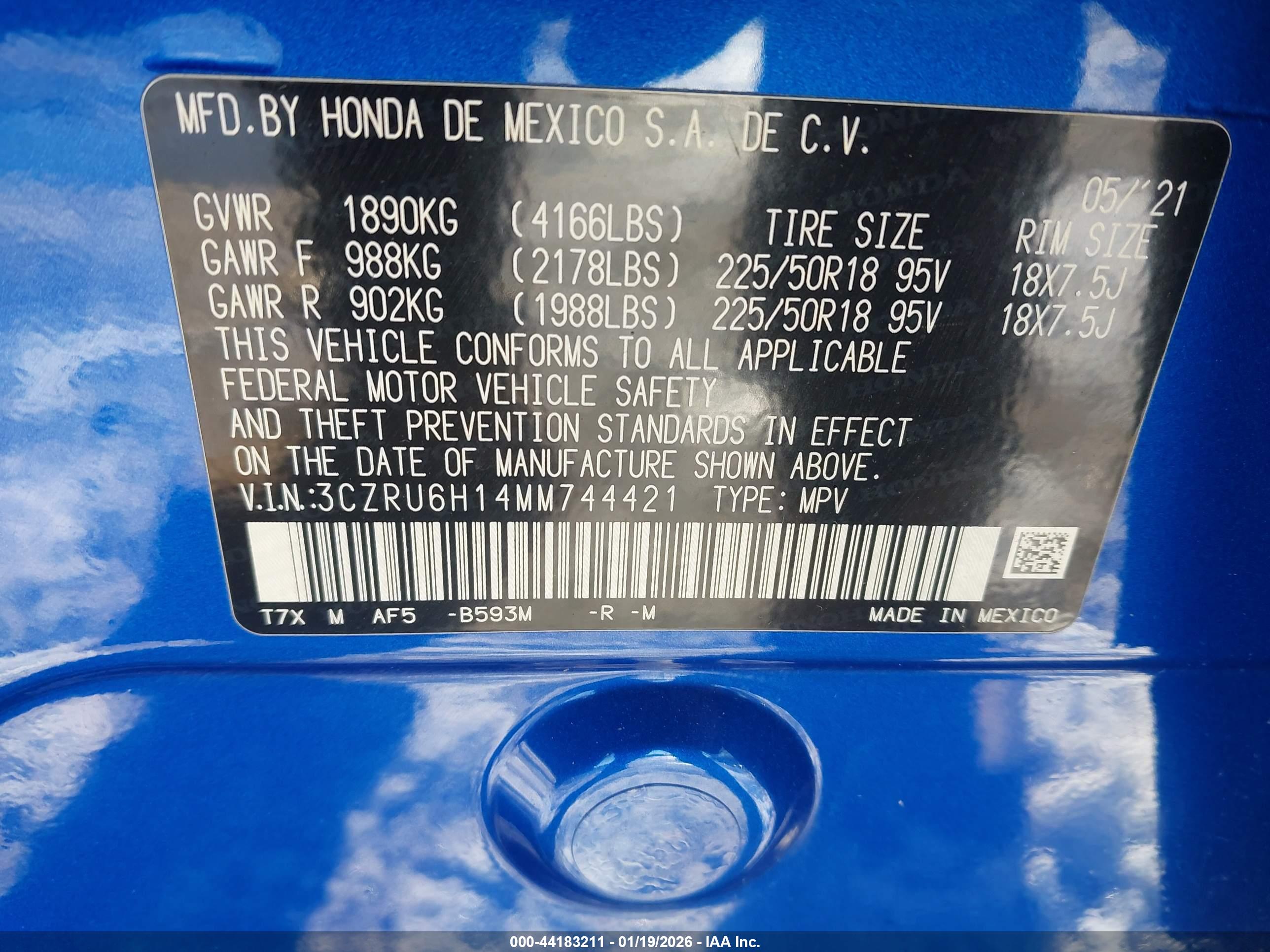 HONDA HR-V image 9