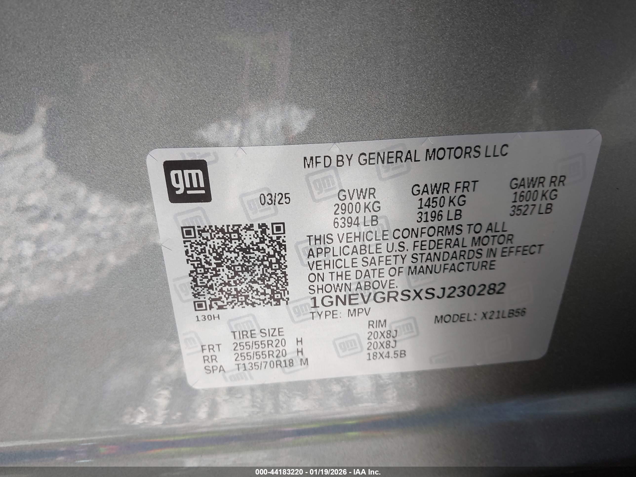 CHEVROLET TRAVERSE image 9