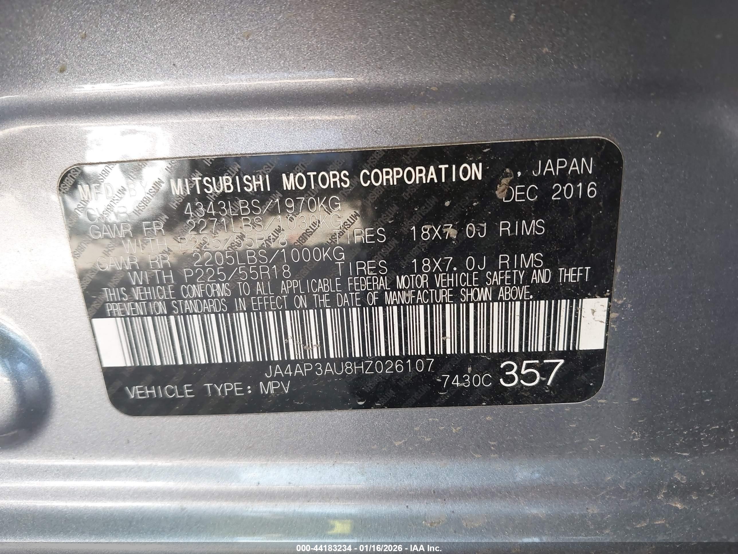 MITSUBISHI OUTLANDER image 9