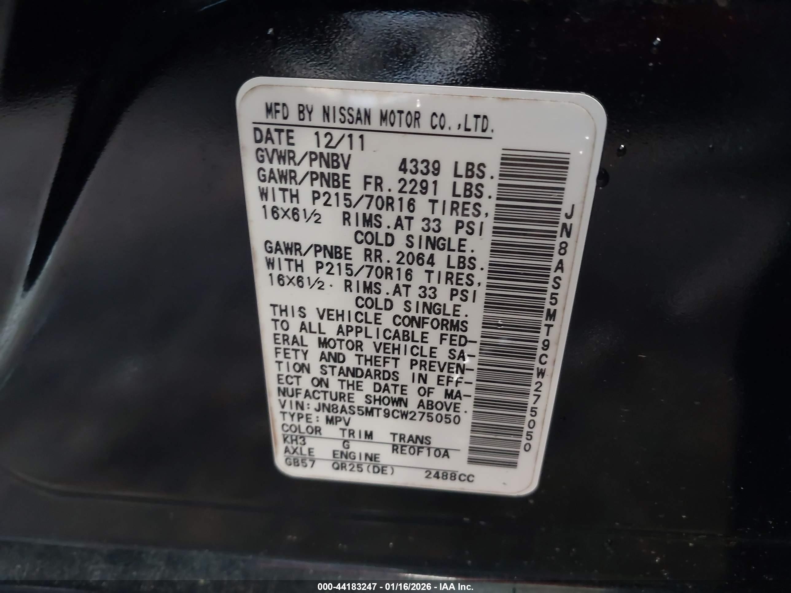 NISSAN ROGUE image 9