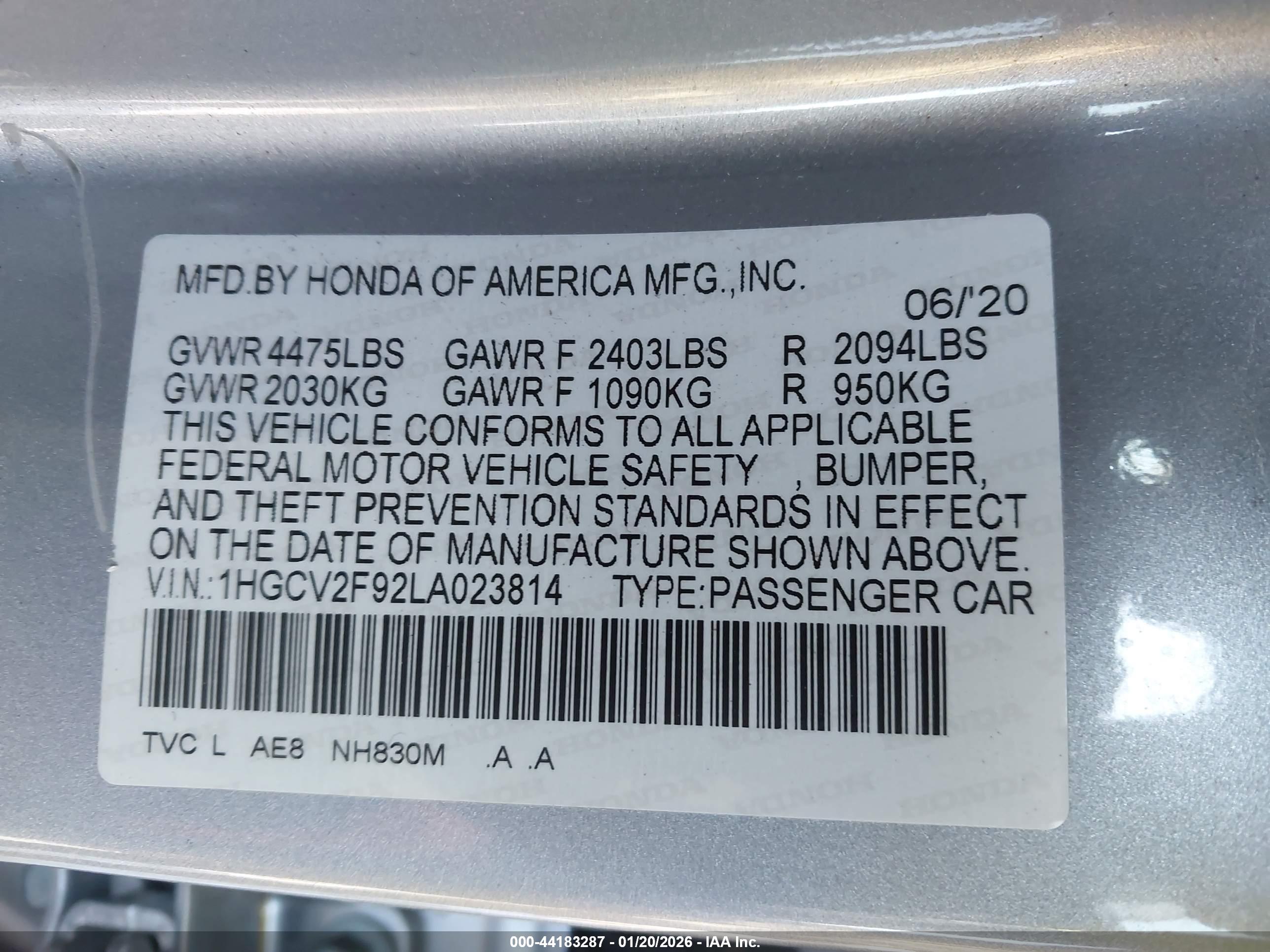 HONDA ACCORD image 9