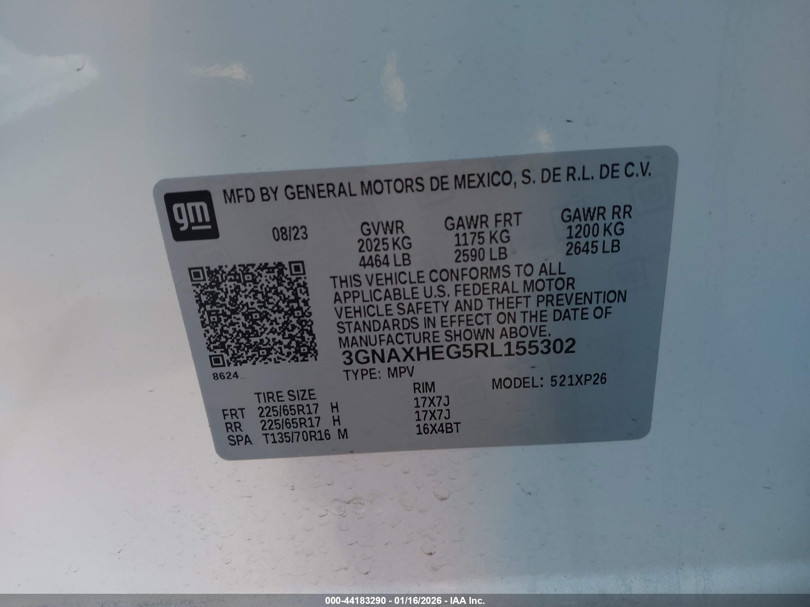CHEVROLET EQUINOX image 9