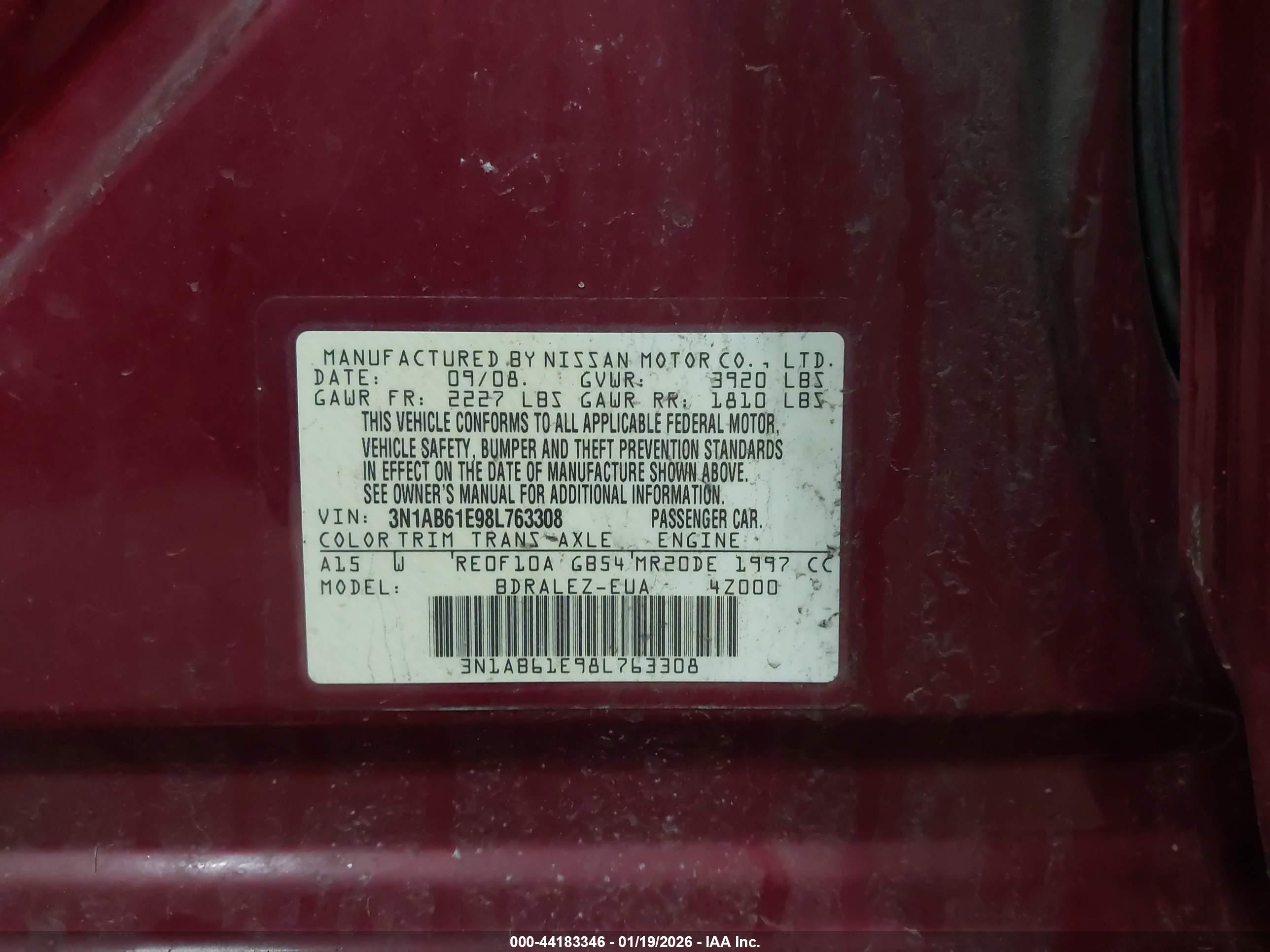 NISSAN SENTRA image 9
