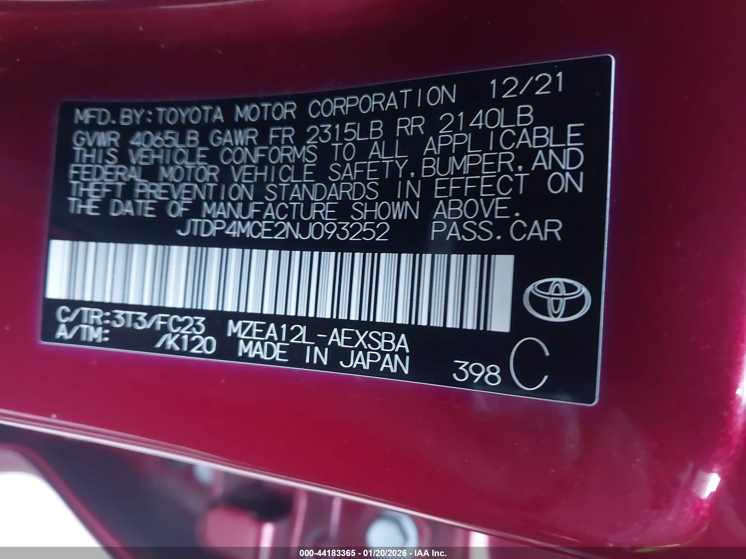TOYOTA COROLLA image 9