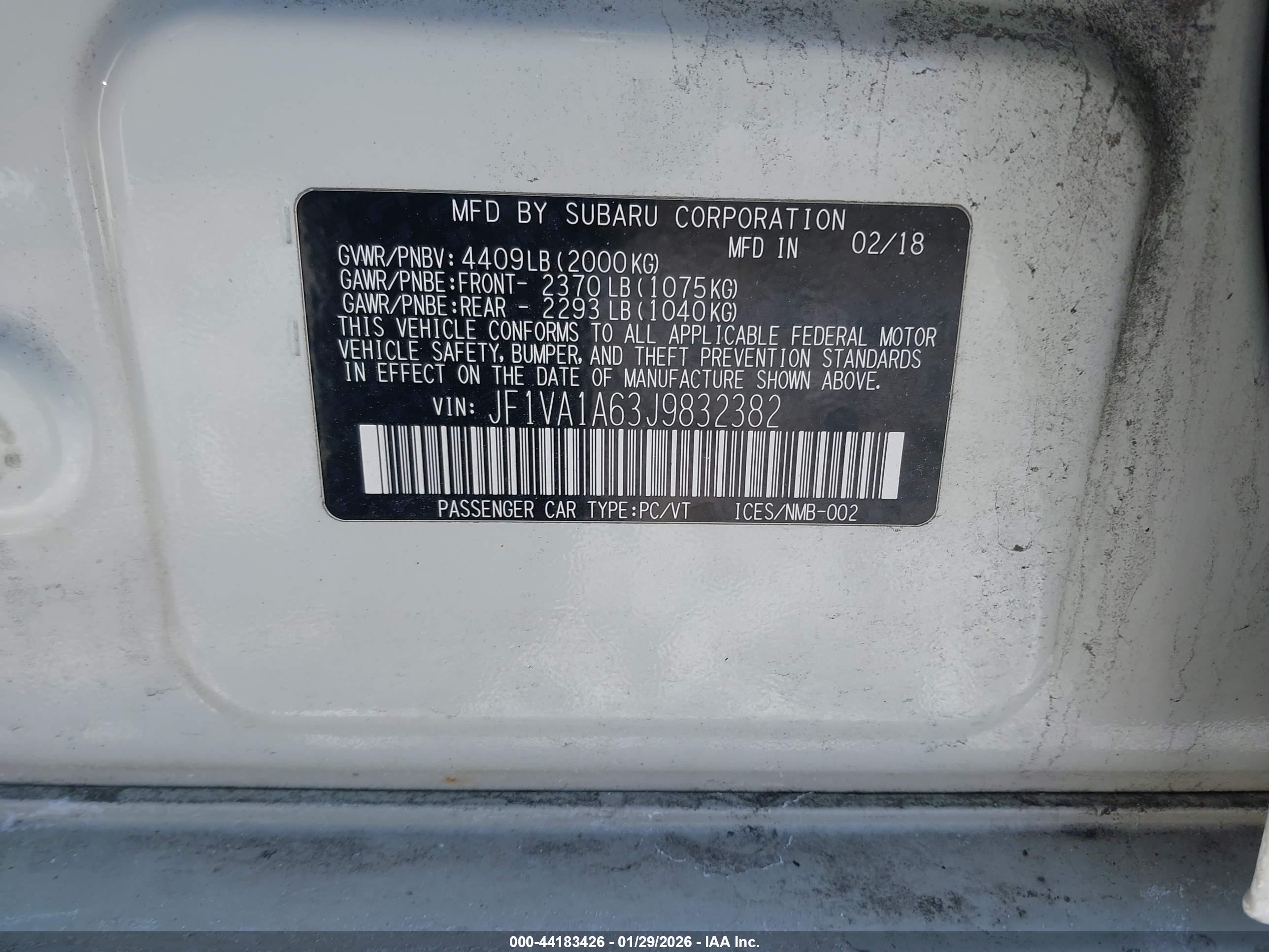 SUBARU WRX image 9