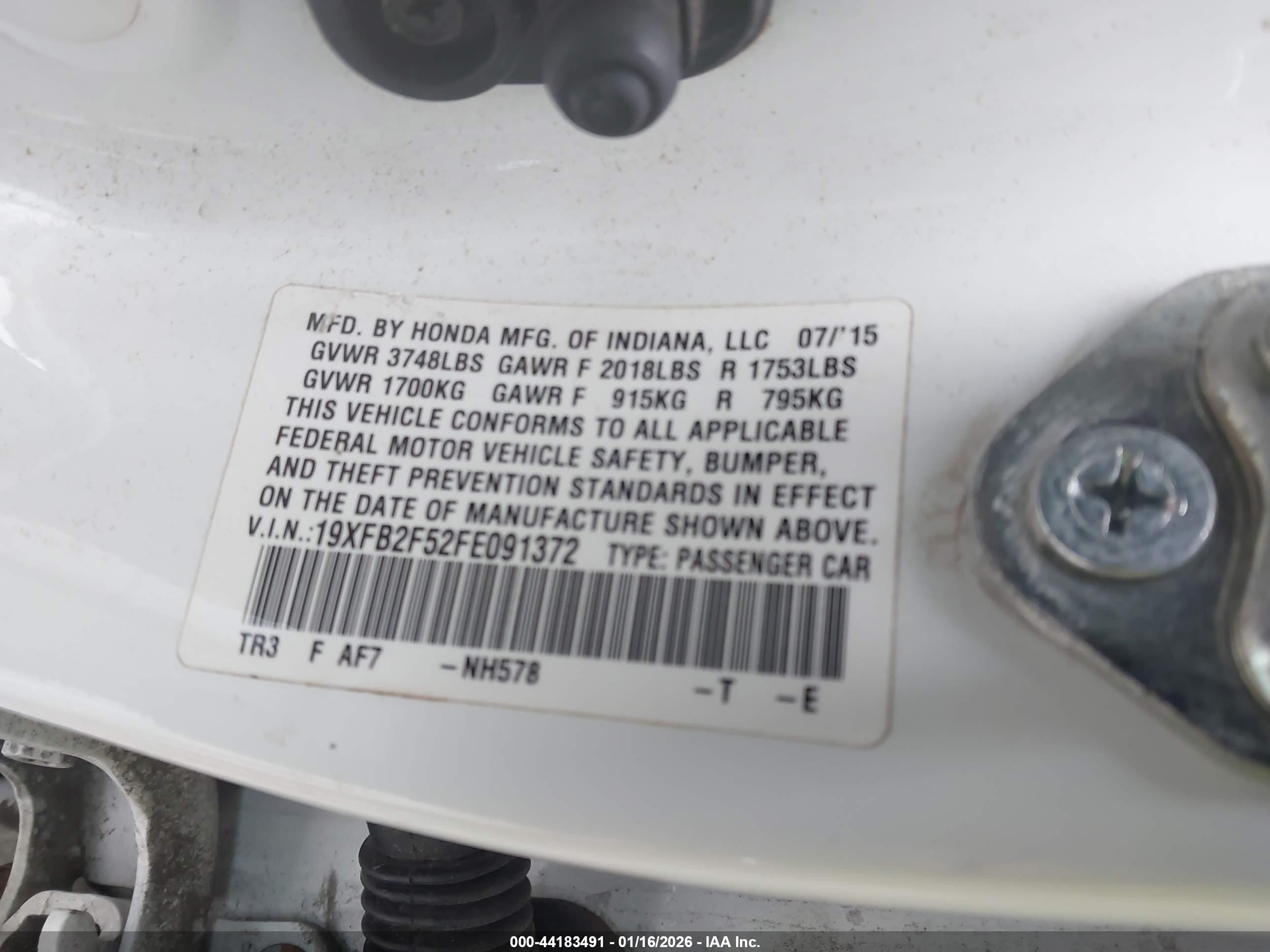 HONDA CIVIC image 9