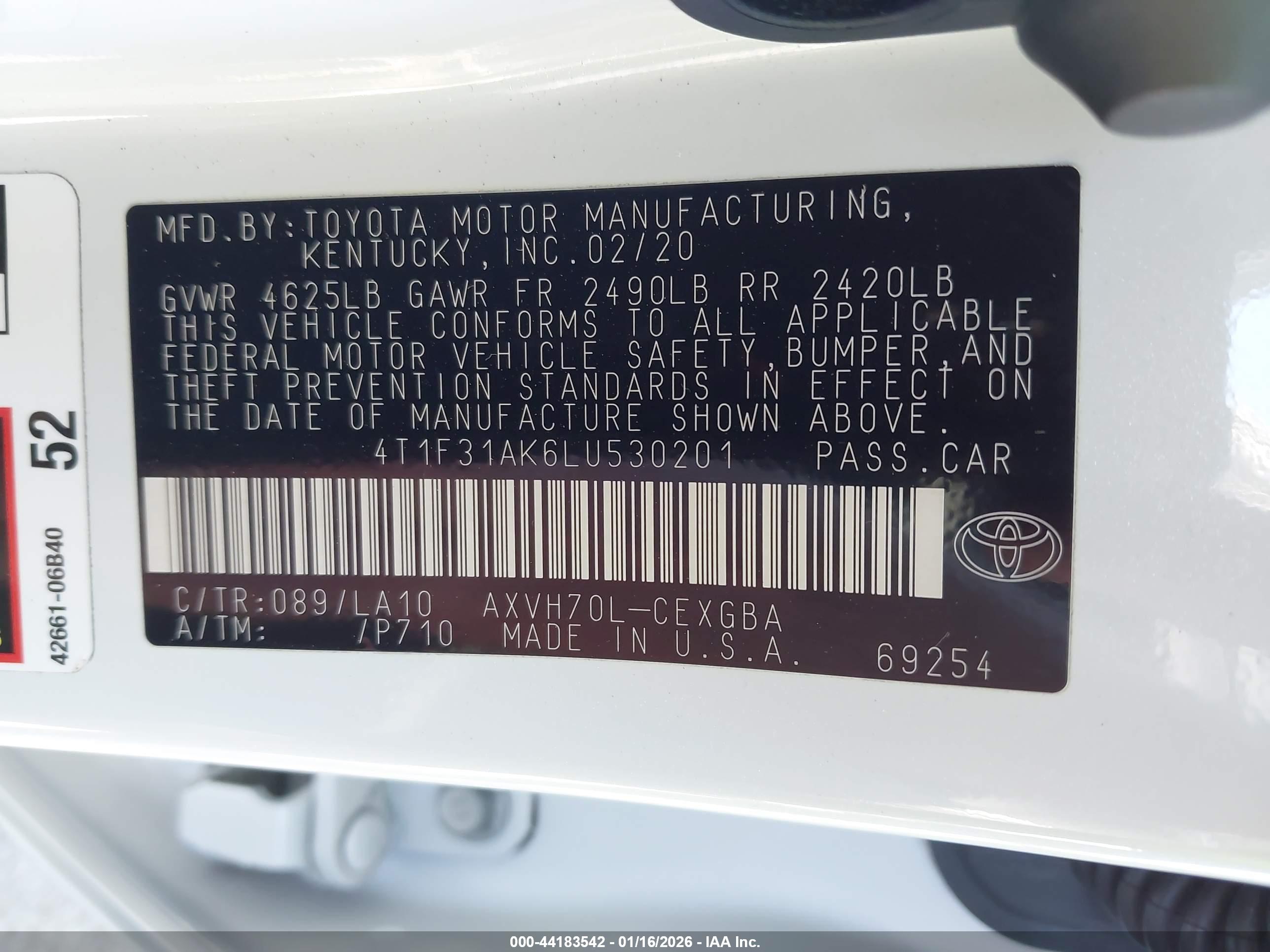 TOYOTA CAMRY image 9